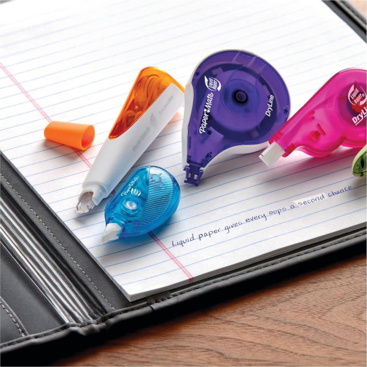 Cinta Correctora Paper Mate DryLine i-Mini - Paquete de 3