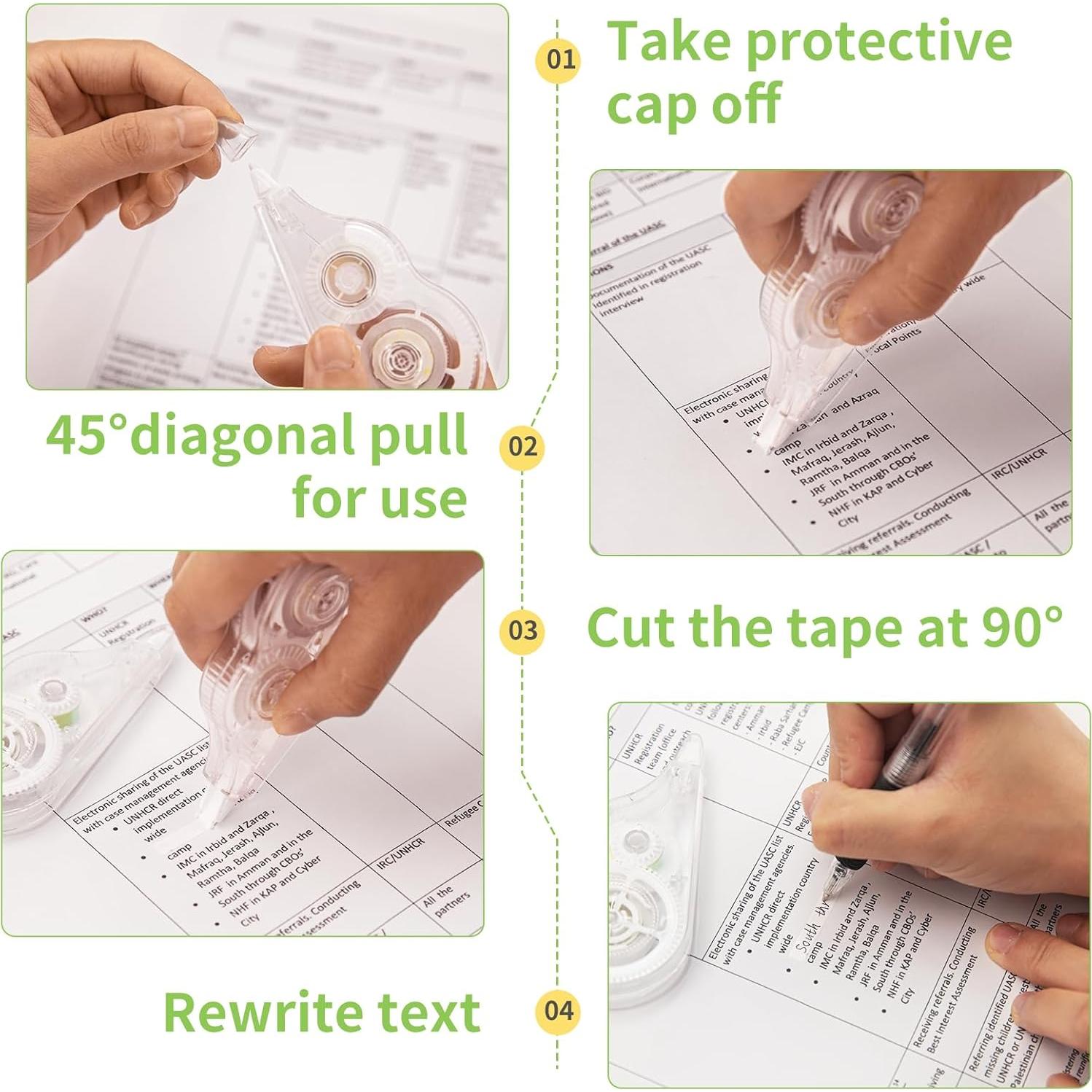 Cinta Correctora Transparente JEFURE 24 Pcs 600.84 cm