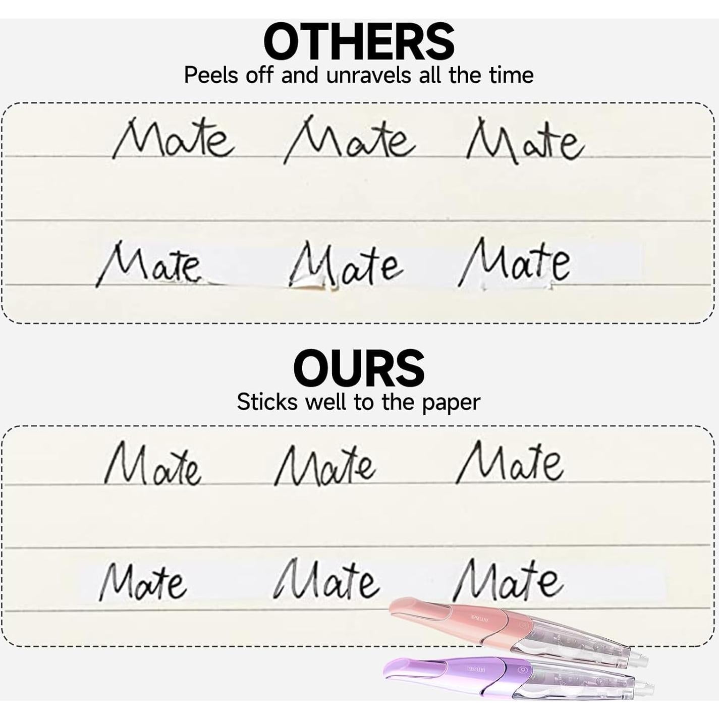 Cinta Correctora Retráctil Recargable BITOSEE 0.5cm x 600cm