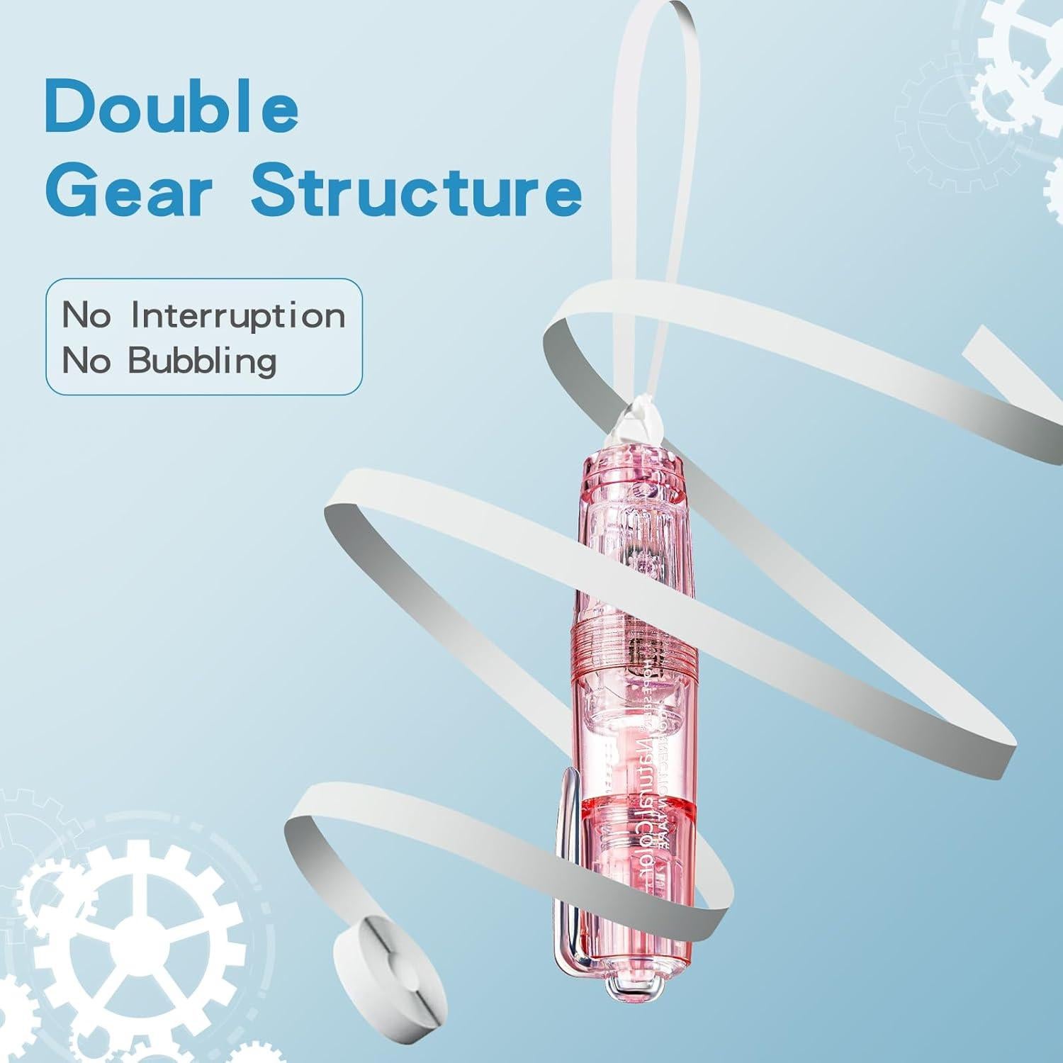 Cintas de Corrección Retráctiles HOPESEER 6m 5mm Rosa Púrpura