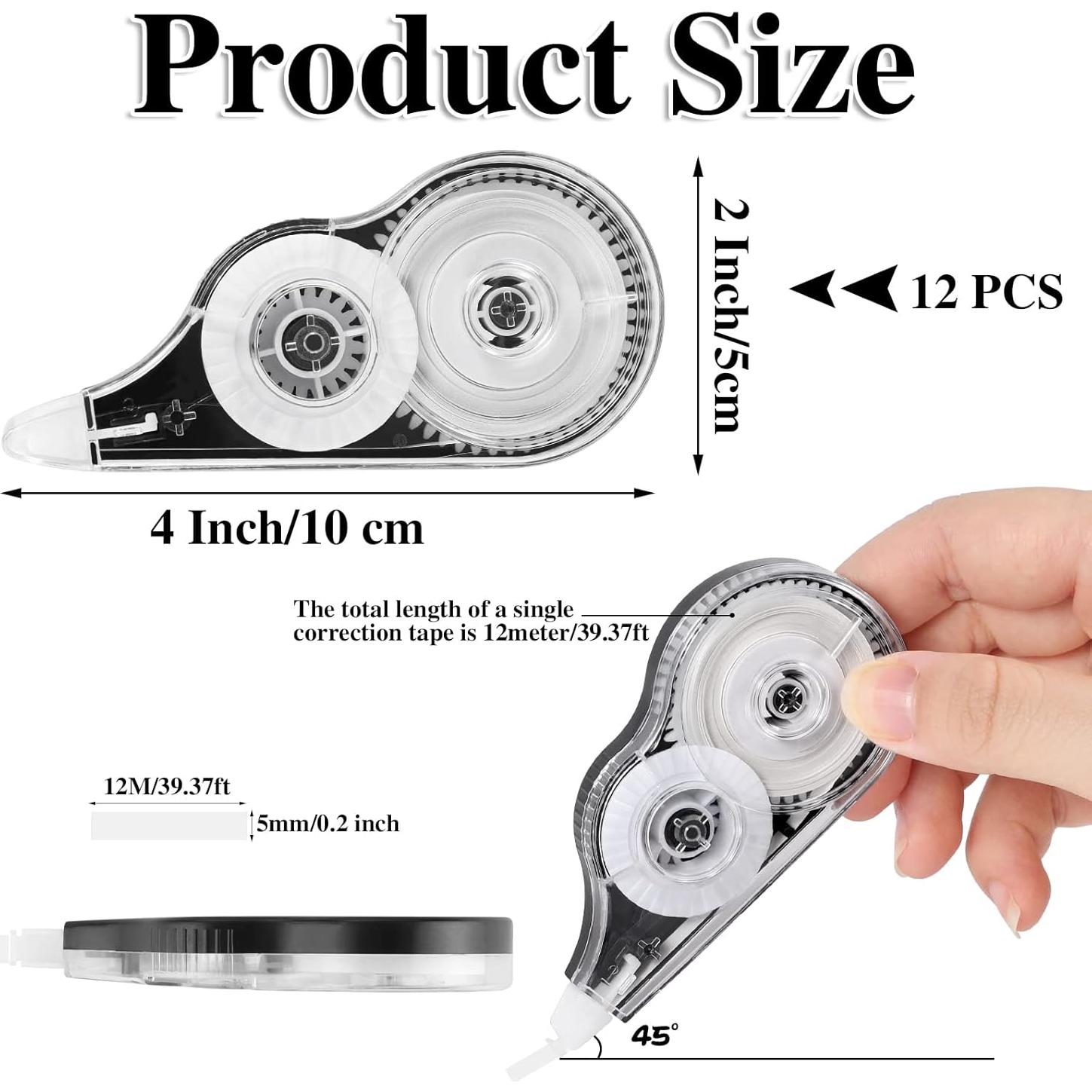 Cintas Correctoras BESARME 12 Piezas 12m cada una