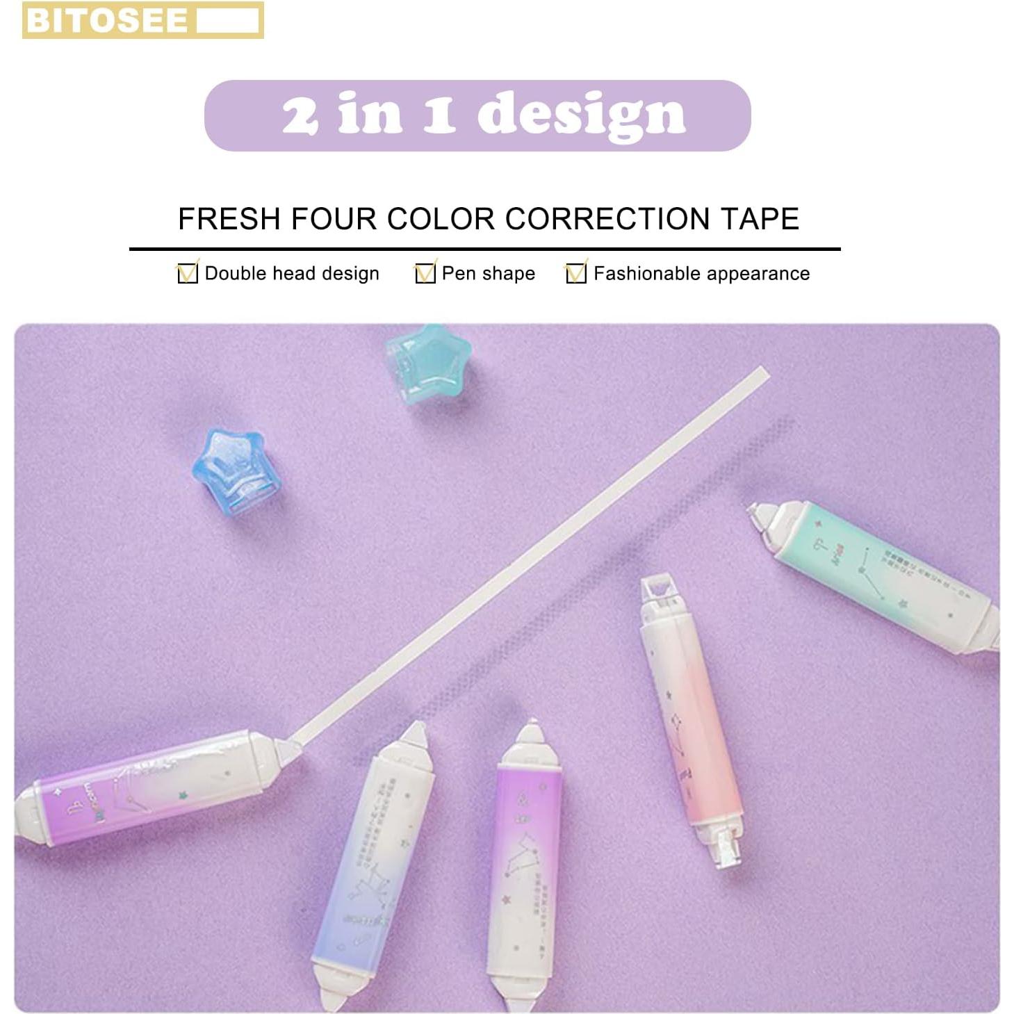 Cinta Correctora 2 en 1 BITOSEE BP-04 Secado Rápido