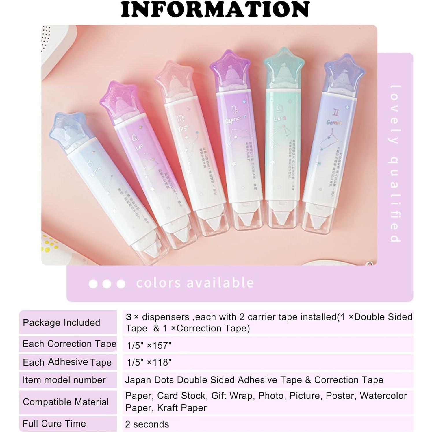 Cinta Correctora 2 en 1 BITOSEE BP-04 Secado Rápido