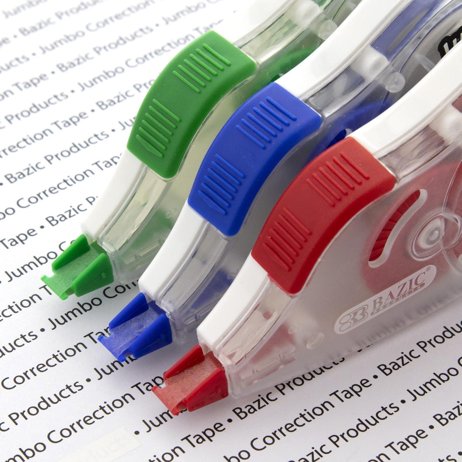 Cinta Correctora BAZIC Jumbo 5 mm x 10.16 m, 1 Unidad