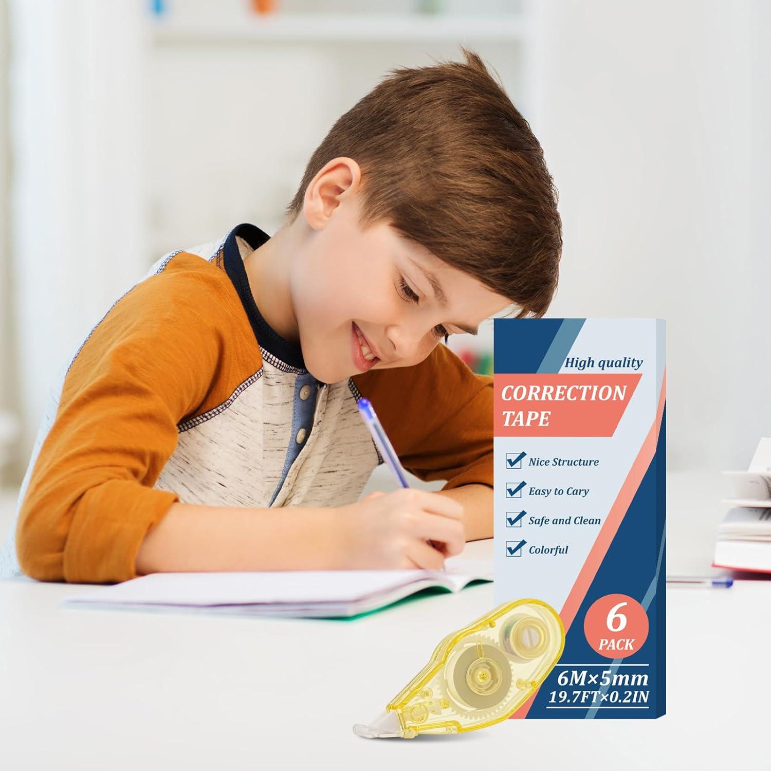 Cinta Correctora Mini TELEXSUN 5mm x 8m, Suave y Precisa