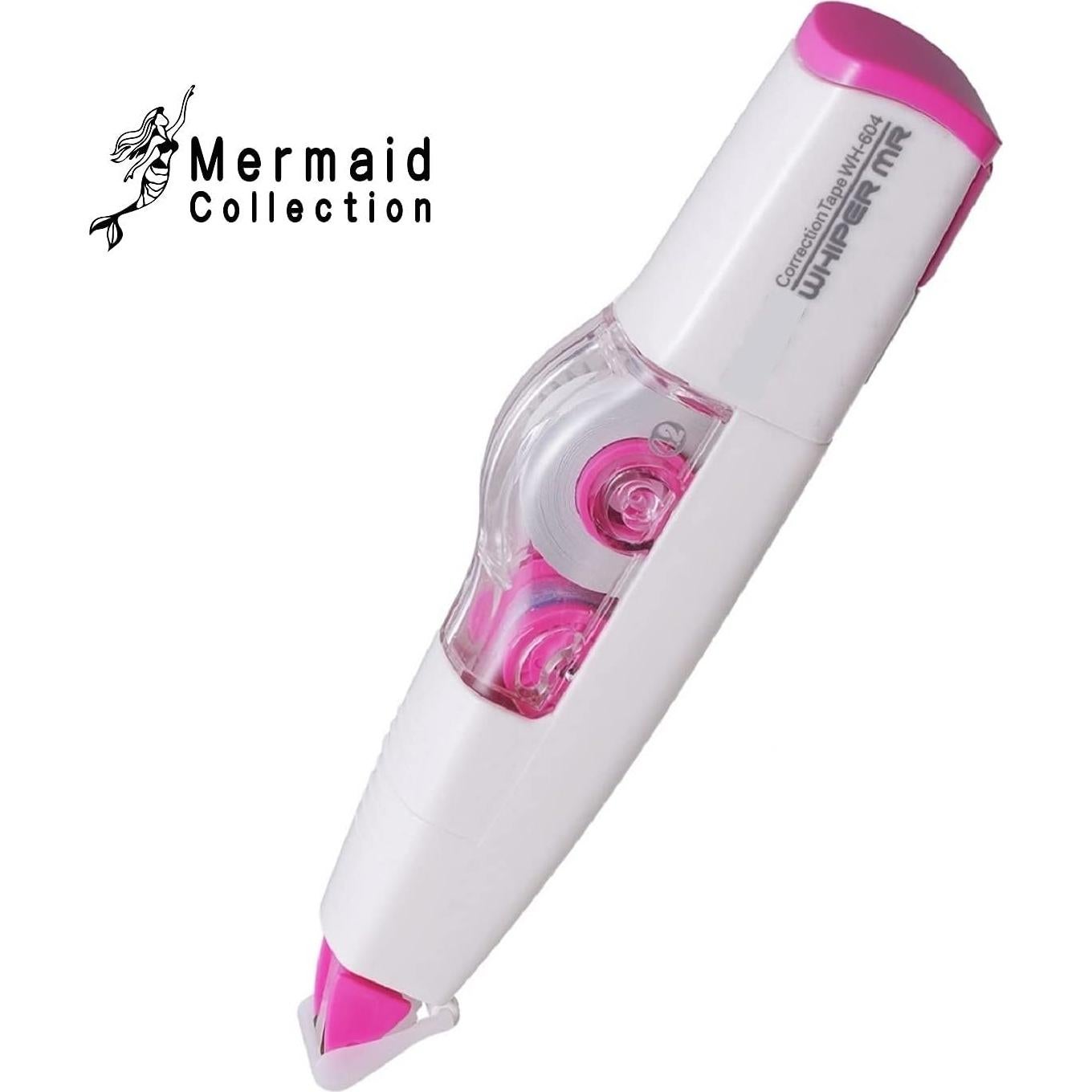 Cinta Correctora Colección Sirena 6m 4mm Blanca Recargable