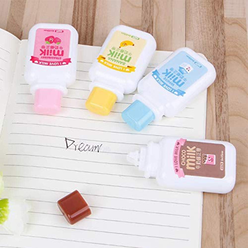 4 Cintas Correctoras Mini Belthagm 6M Estilo Botella Leche