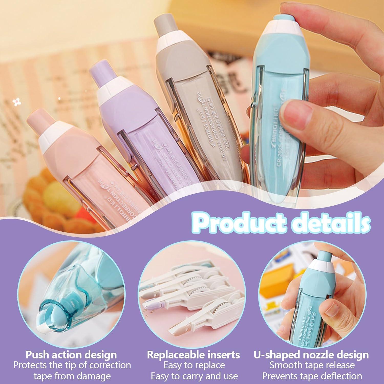 Cinta Correctora Recargable ASTIMESA 4 Pcs 5mm x 6m