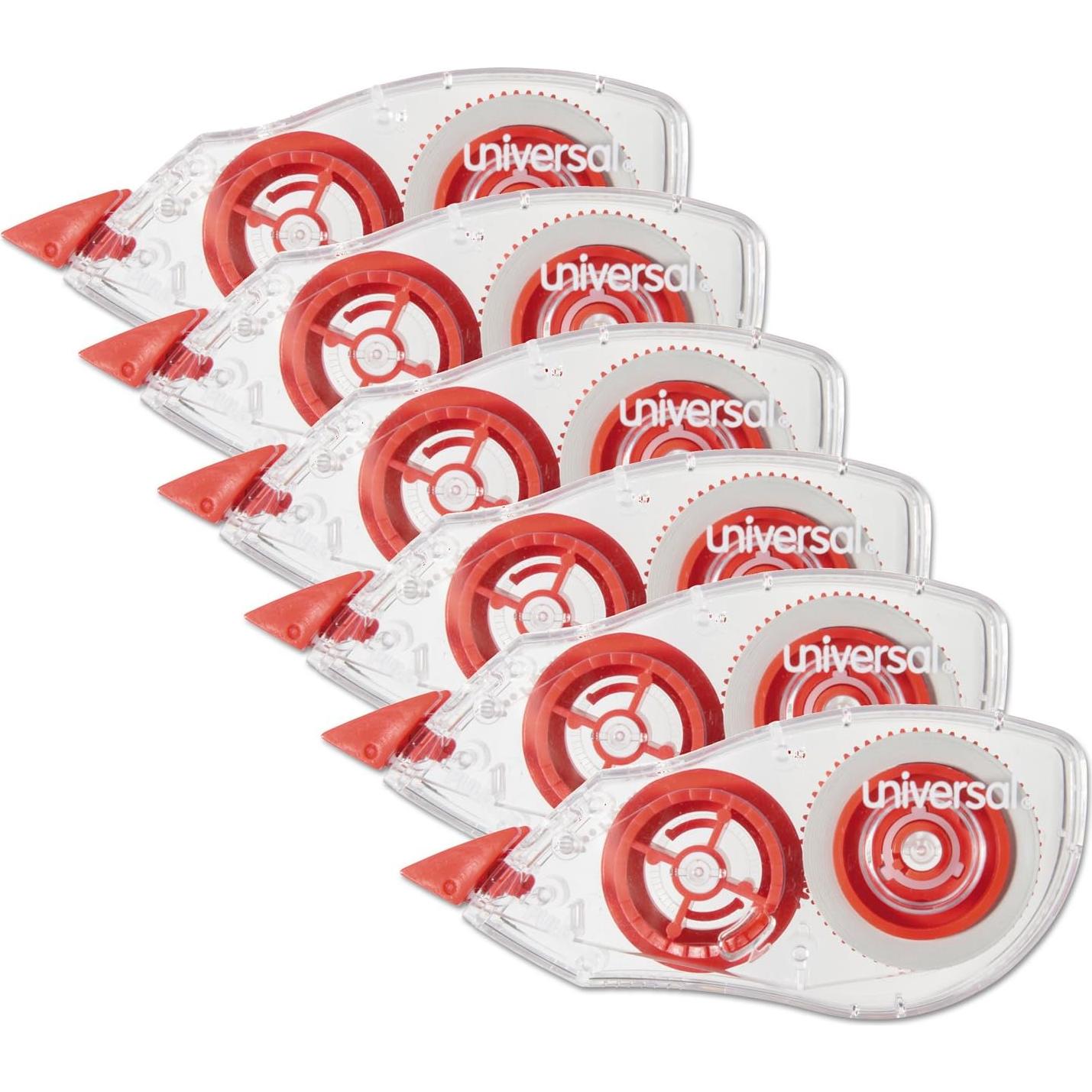 Cinta Correctora Universal 75606 6 Paquete Dispensador Ergonómico