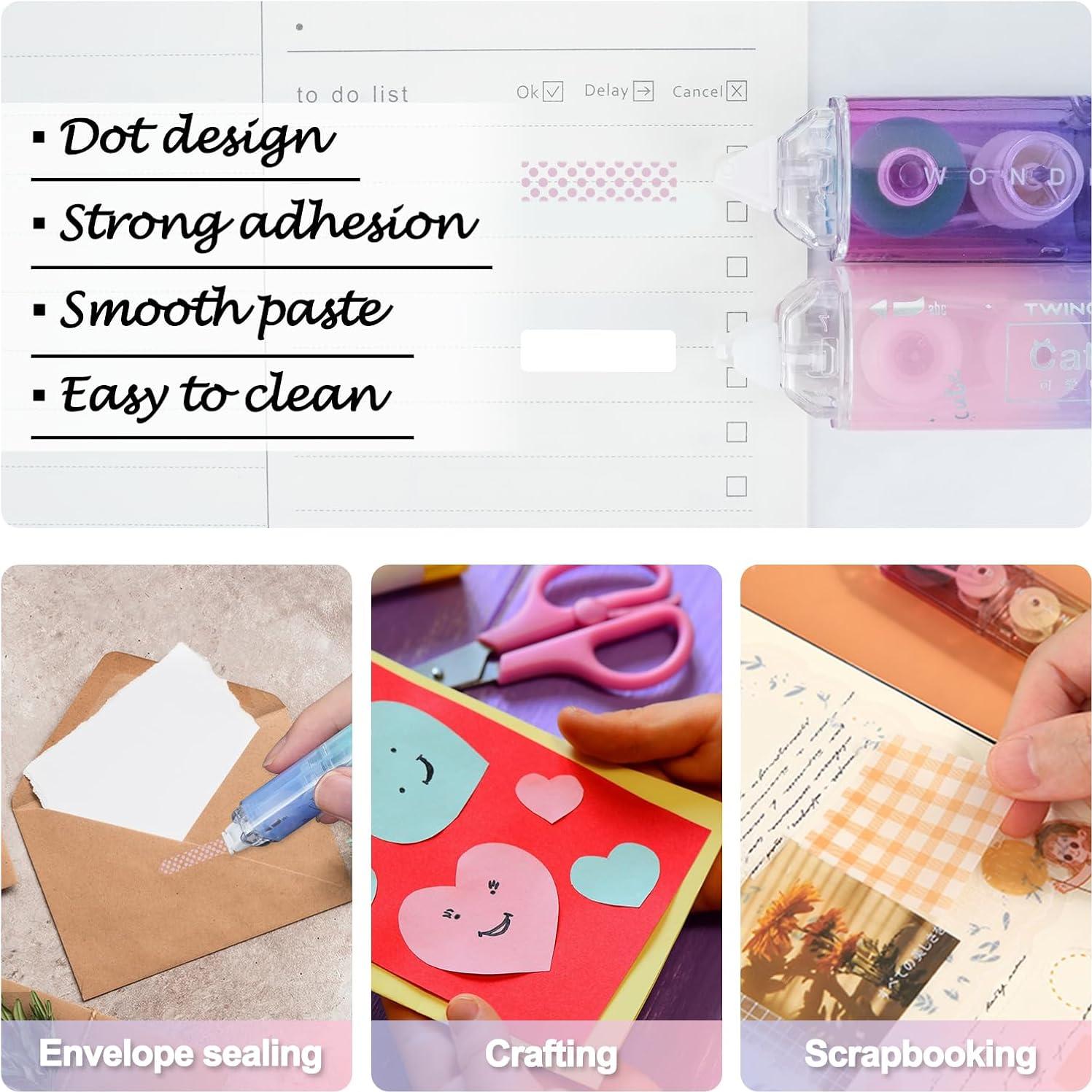 Cinta Correctora 2 en 1 RETON - Paquete de 6 Piezas Blanca