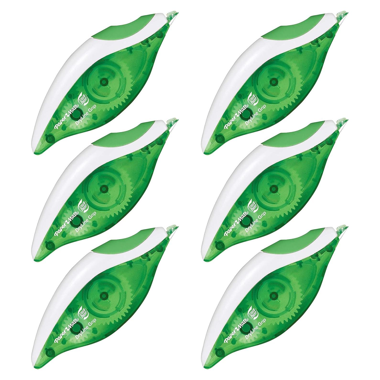 Cinta Correctora Paper Mate Dryline Grip 6 Unidades