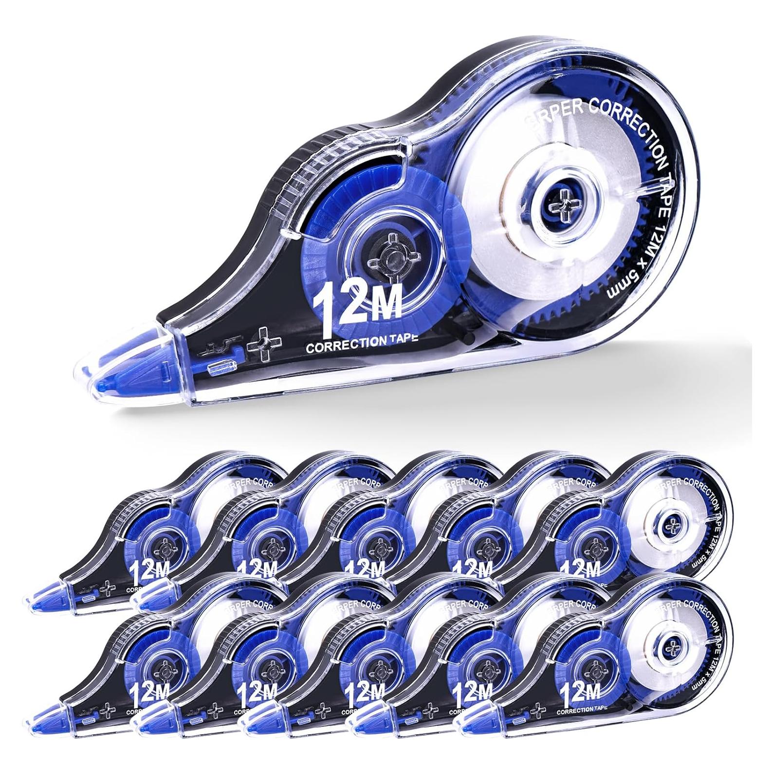 Cinta Correctora Sifniea Paquete de 10 Unidades 12m Azul
