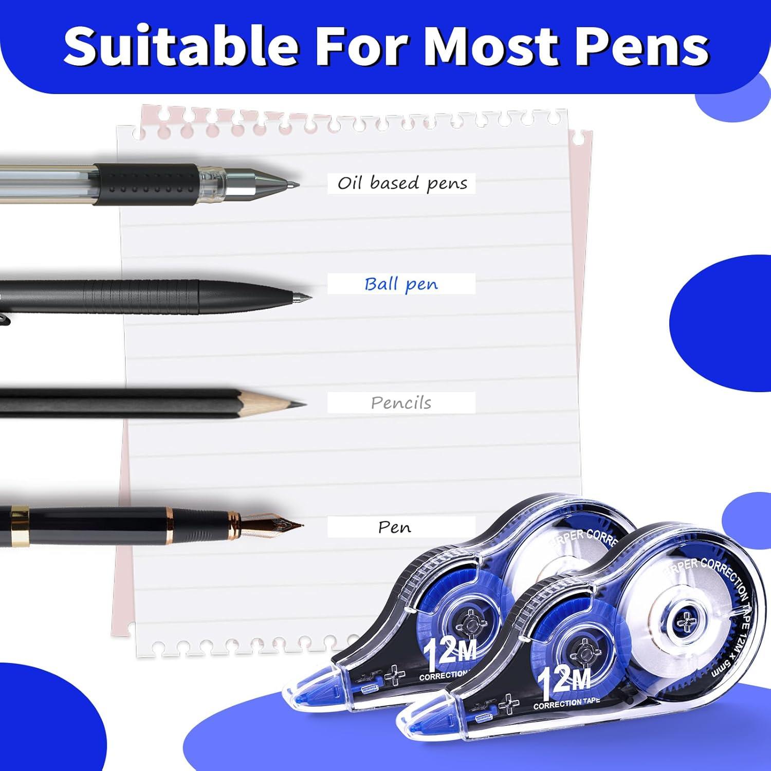 Cinta Correctora Sifniea Paquete de 10 Unidades 12m Azul