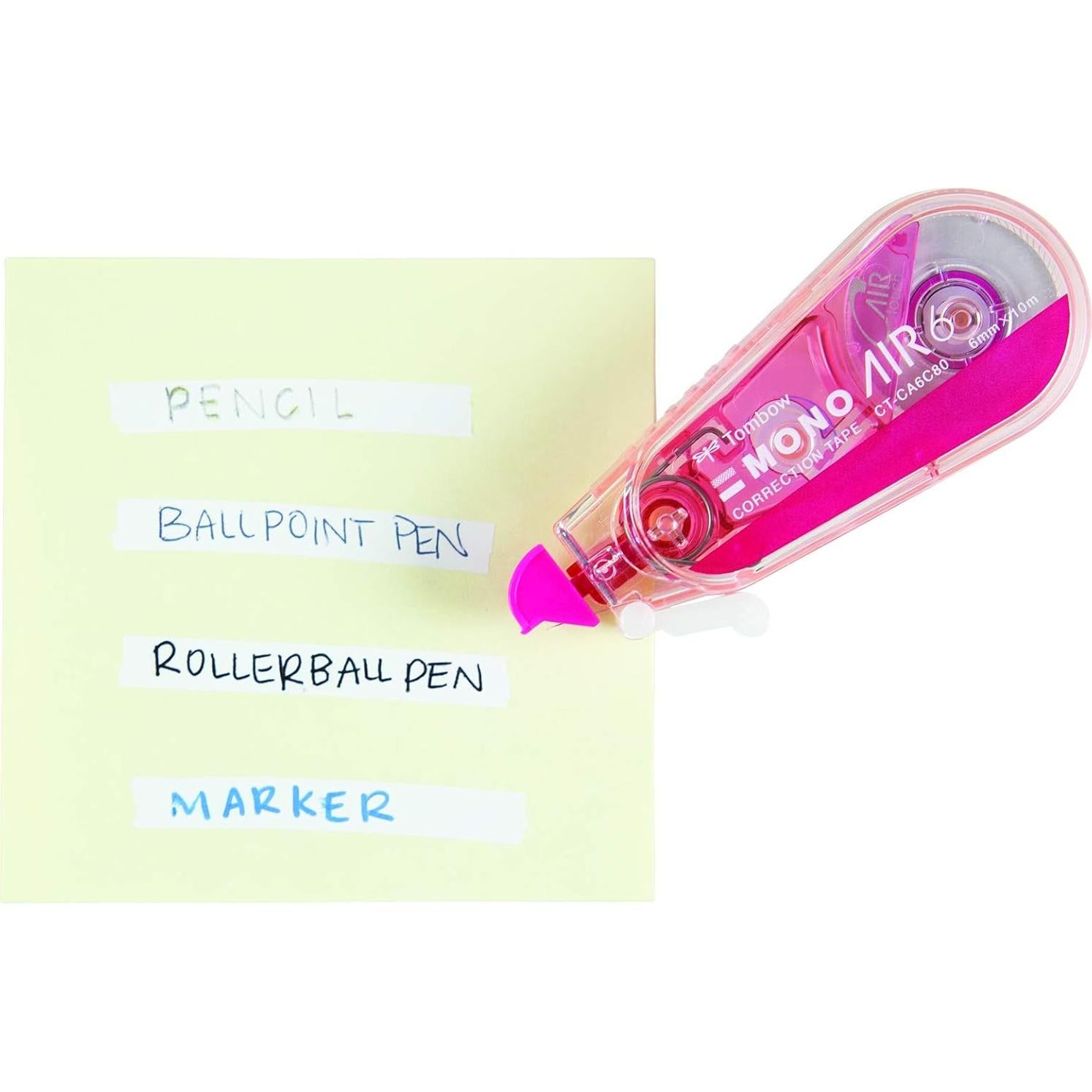 Cinta Correctora Tombow CT-CA6C80 Rosa 10m 6mm