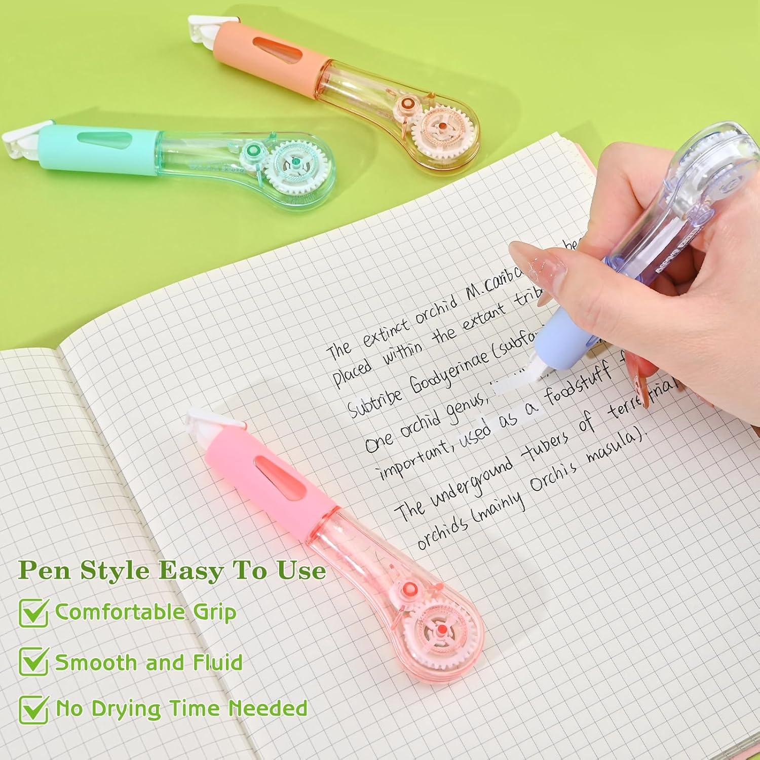 Set de 8 Bolígrafos Correctores Valtiner Cinta Blanca 6m