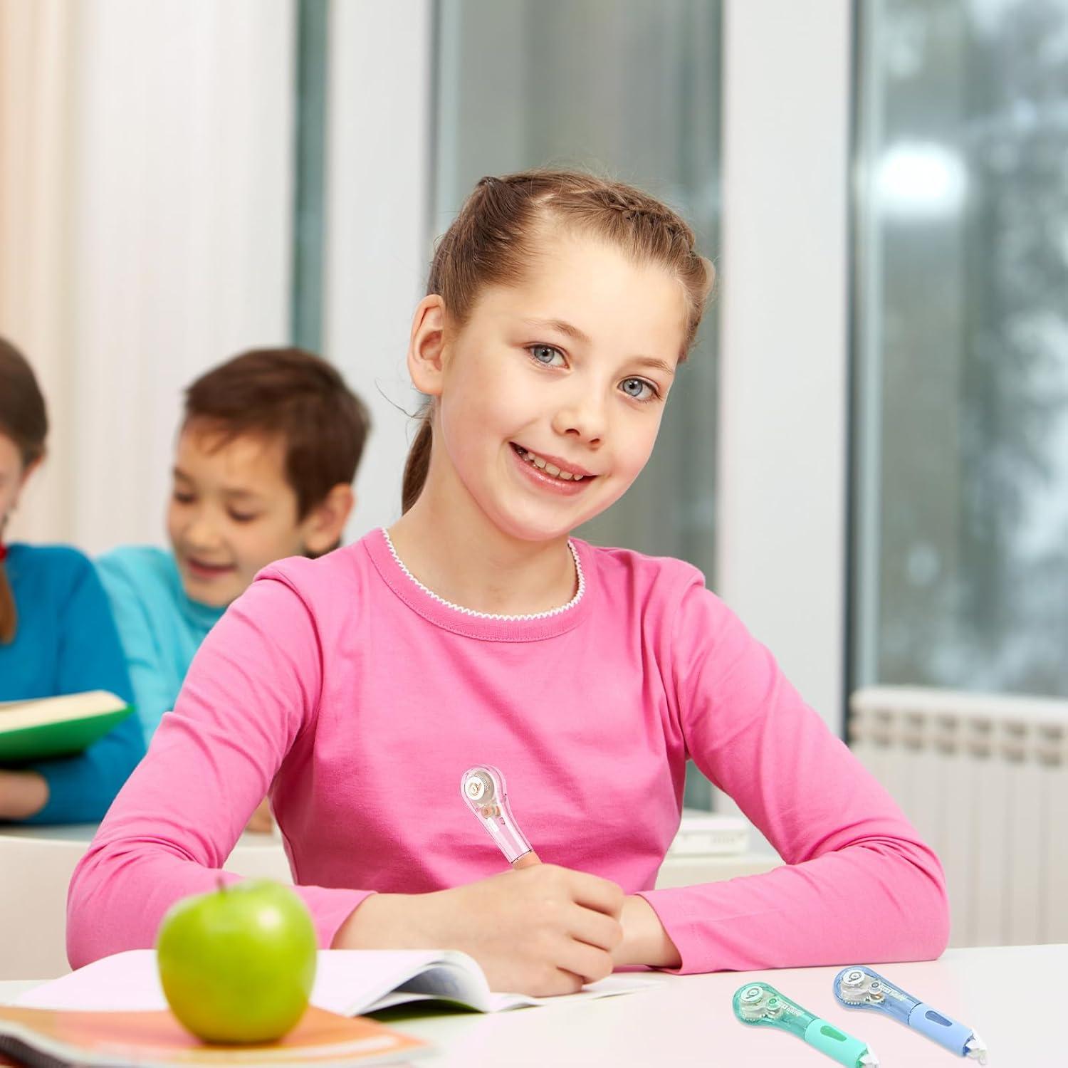 Set de 8 Bolígrafos Correctores Valtiner Cinta Blanca 6m