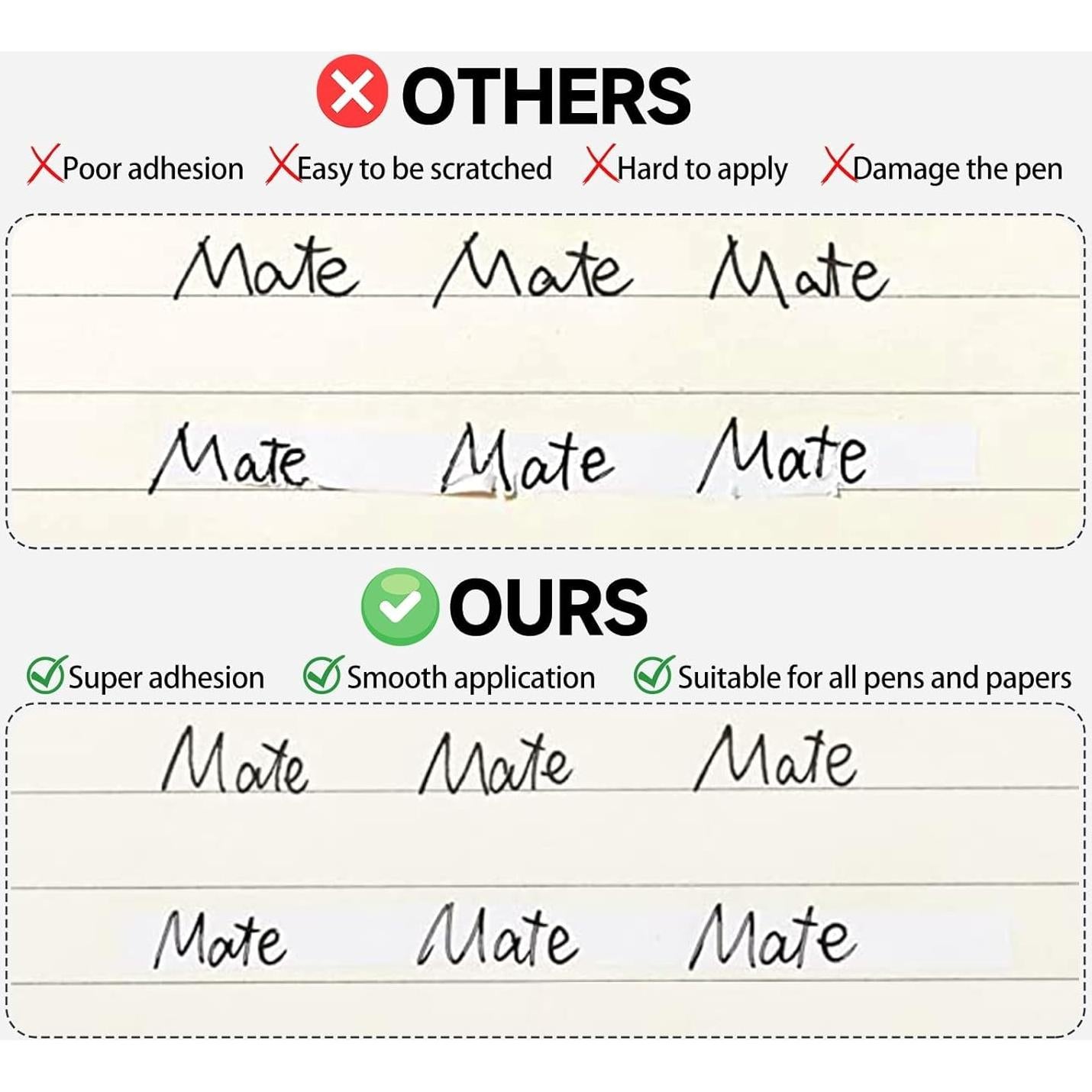 Cinta Correctora Retráctil Zisqerts 4Pcs 5mm x 6m Colores