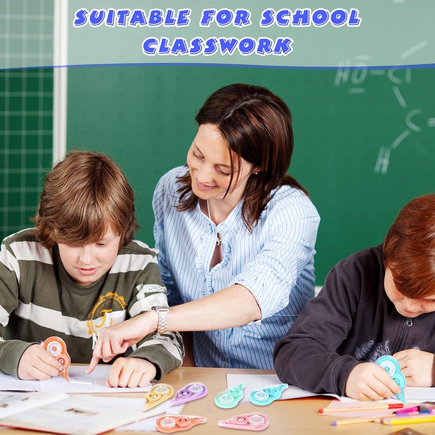 Cinta Correctora Yexiya 12 Pcs 12m x 5mm Arcoíris