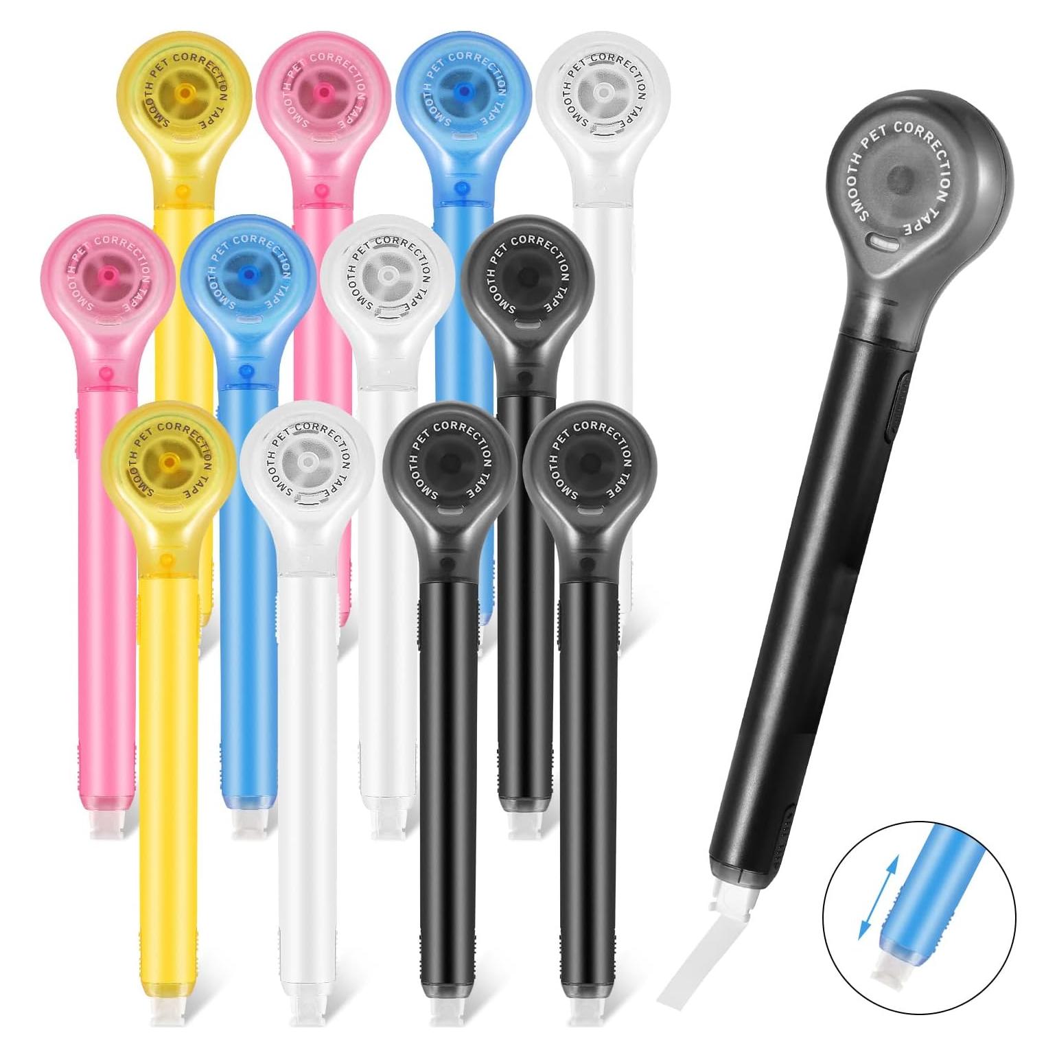 Cinta Correctora Retráctil BESARME 12 Piezas 5mm x 6m