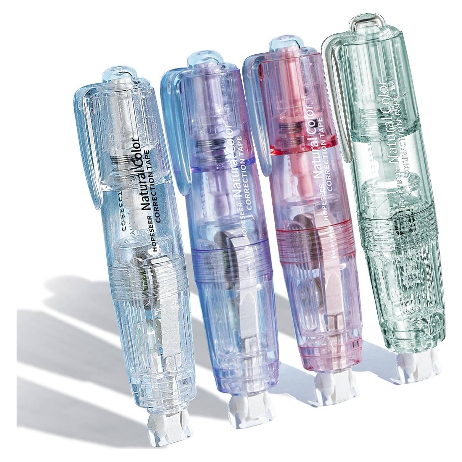 Cinta Correctora Retráctil HOPESEER 4PCS 5mm 6m Colores