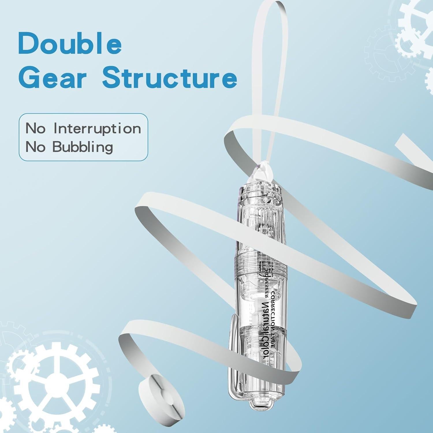 Cinta Correctora Retráctil HOPESEER 4PCS 5mm 6m Colores