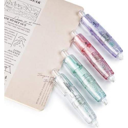 Cinta Correctora Retráctil HOPESEER 4PCS 5mm 6m Colores