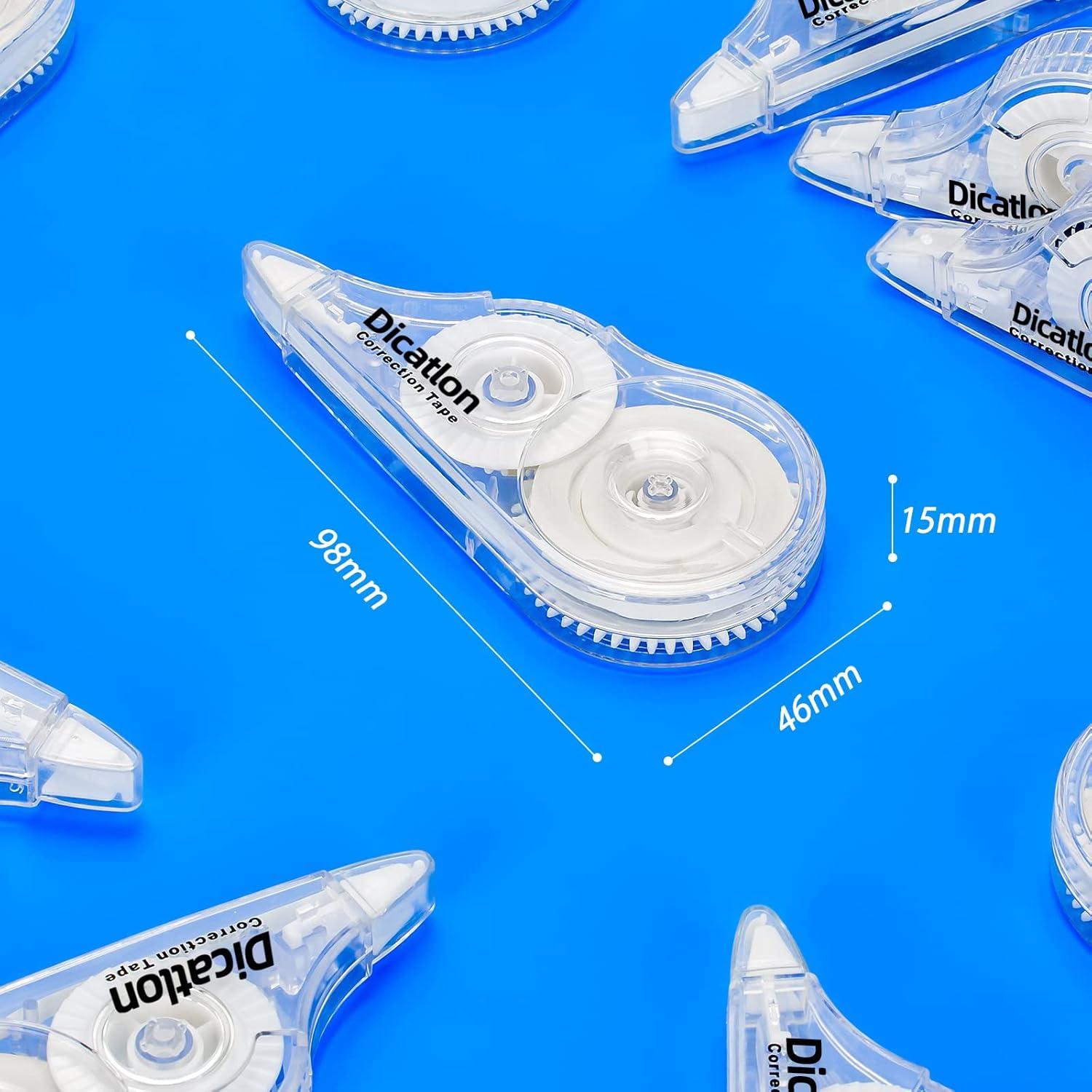 Cinta Correctora Dicatlon 10 Paquetes 5mm x 5m Blanca