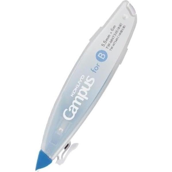 Cinta Correctora KOKUYO 5.5 mm Azul 6 m para Cuaderno Campus