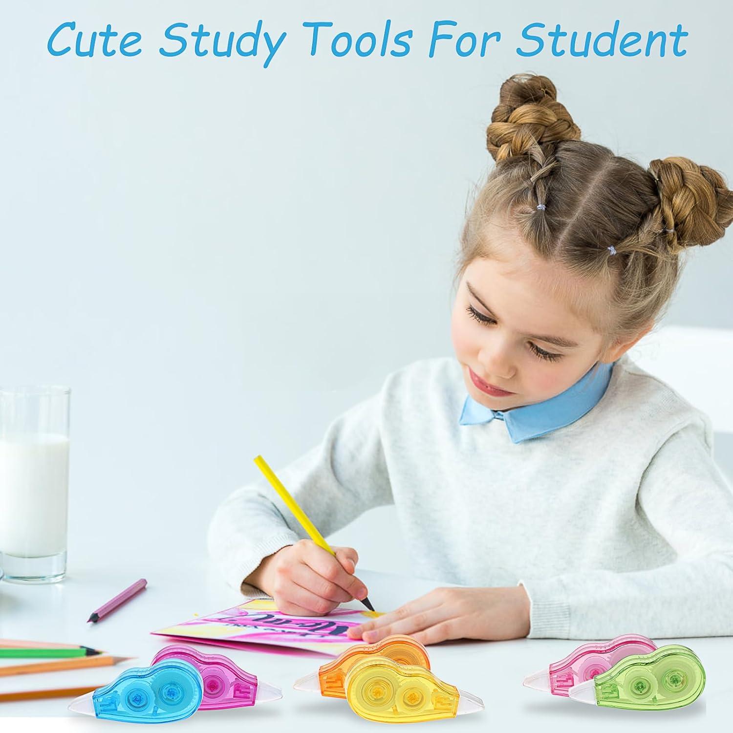 Cinta Correctora Abeillo 6 Piezas 5mm x 4m para Oficina y Escuela