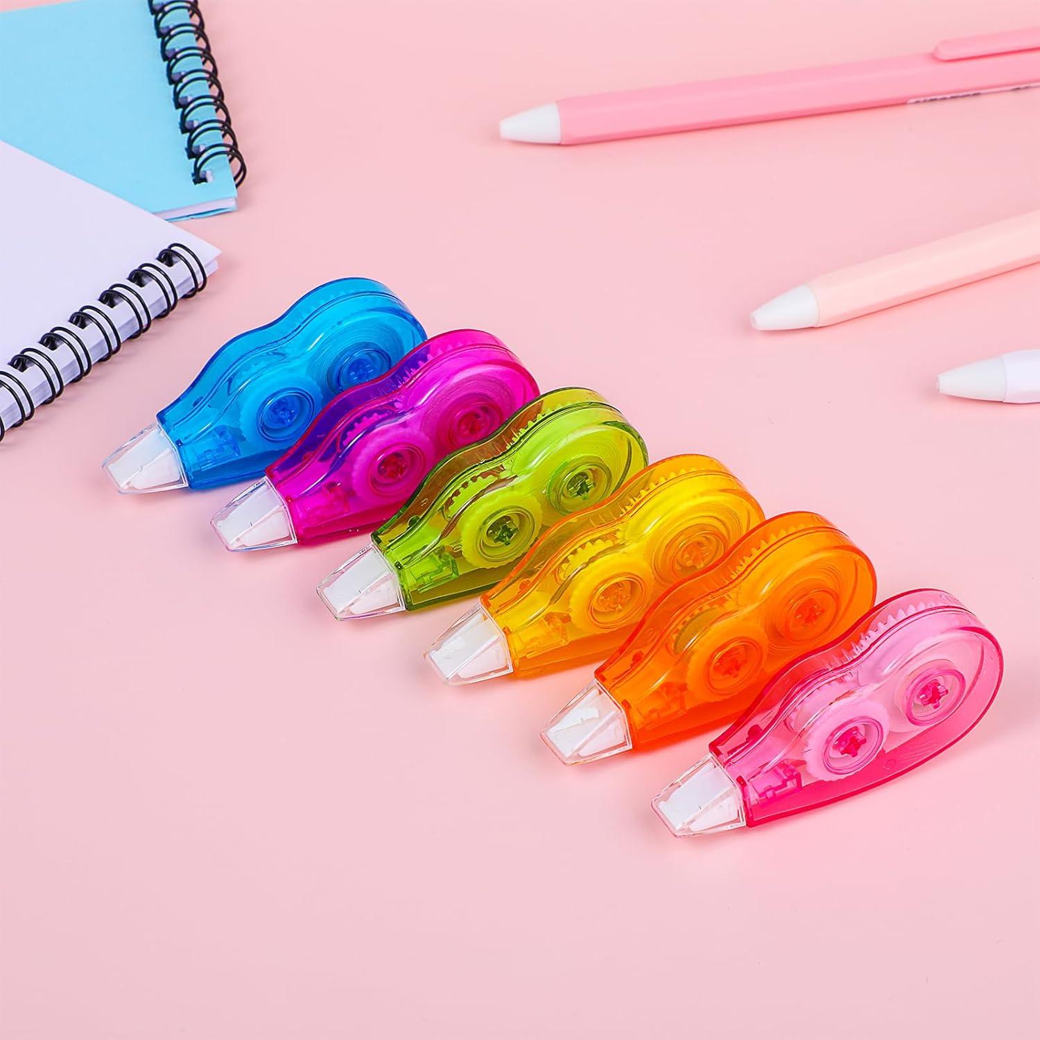 Cinta Correctora Abeillo 6 Piezas 5mm x 4m para Oficina y Escuela