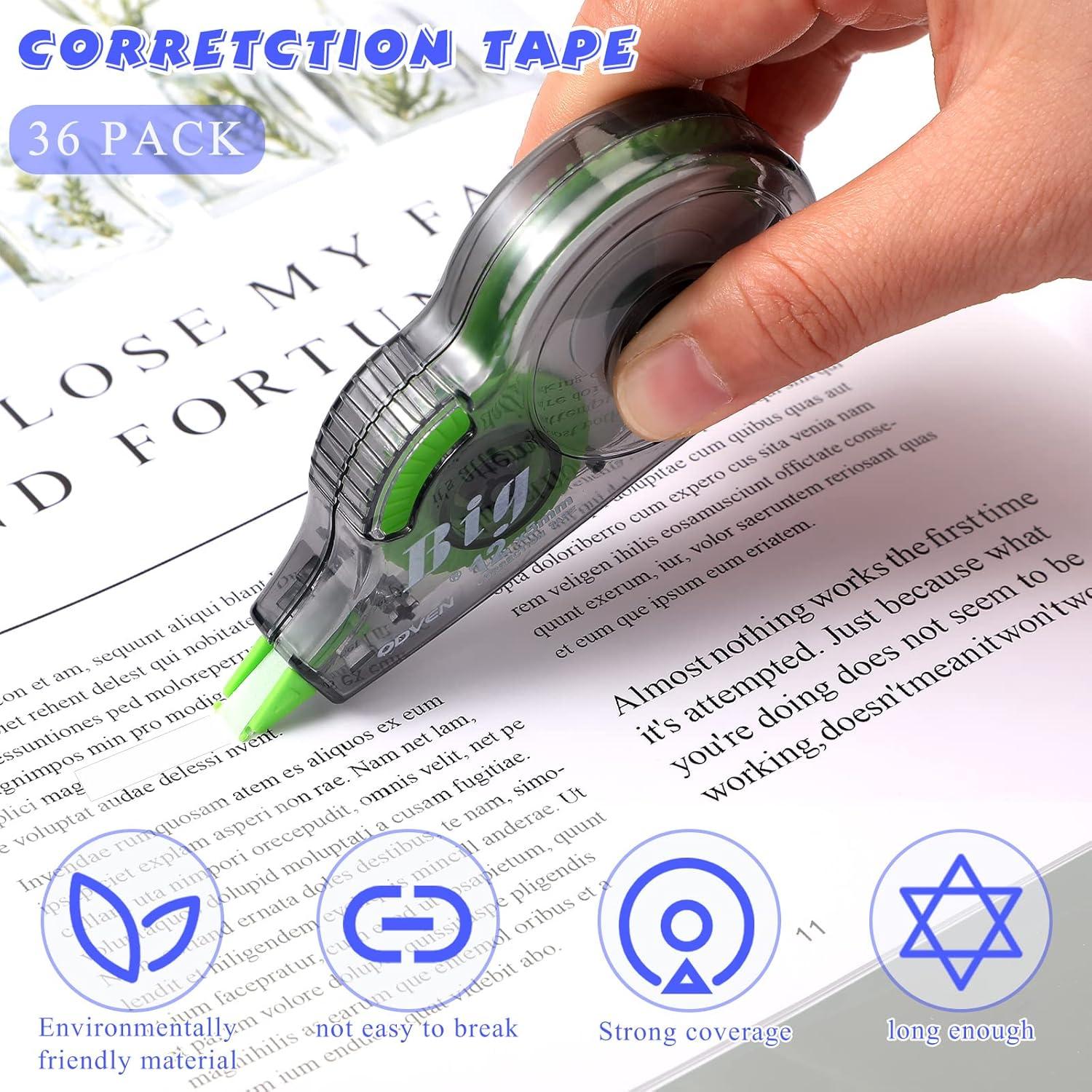 Cinta Correctora Yexiya 36 Pcs 5 mm x 12 m Colorida