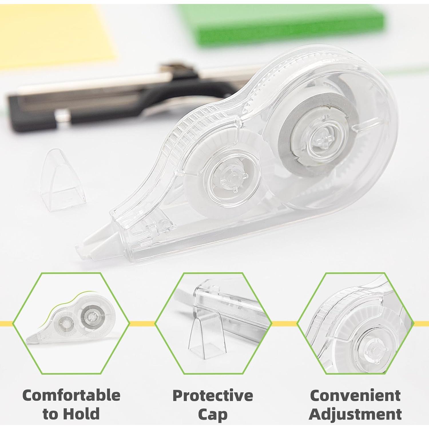 Cinta Correctora JEFURE 36 Pcs 6 m Transparente Fácil Uso