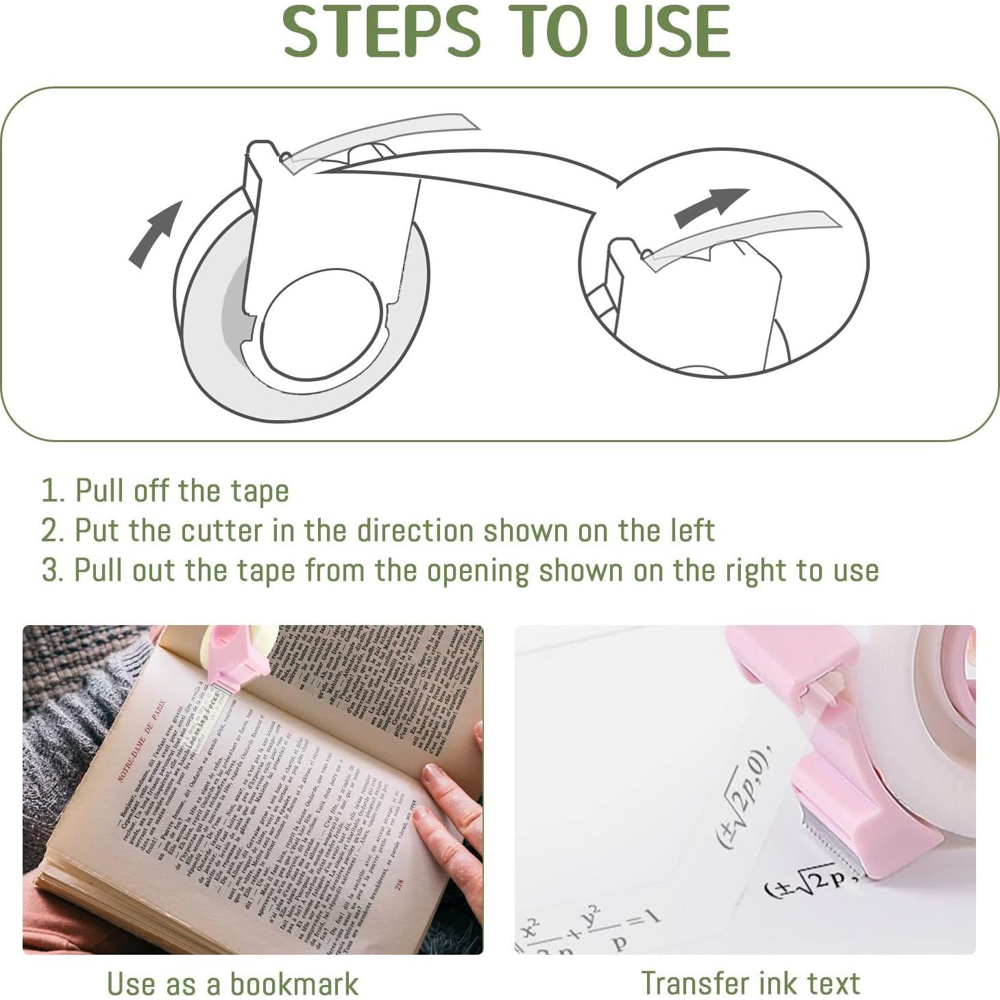 Paquete de 4 Cintas Invisibles BangBoom 12mm x 18m con Dispensador