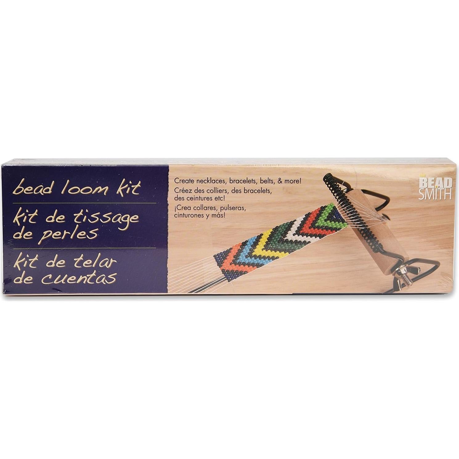 Kit de Telar de Cuentas de Metal The Beadsmith - Incluye 1000 Cuentas de Vidrio