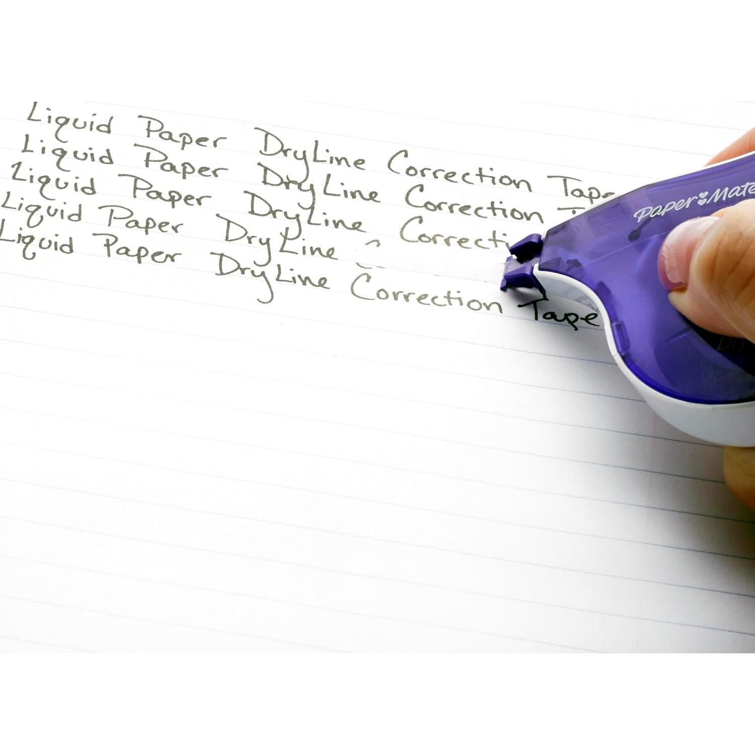 Cinta Correctora Liquid Paper DryLine Extra Larga 12.19m