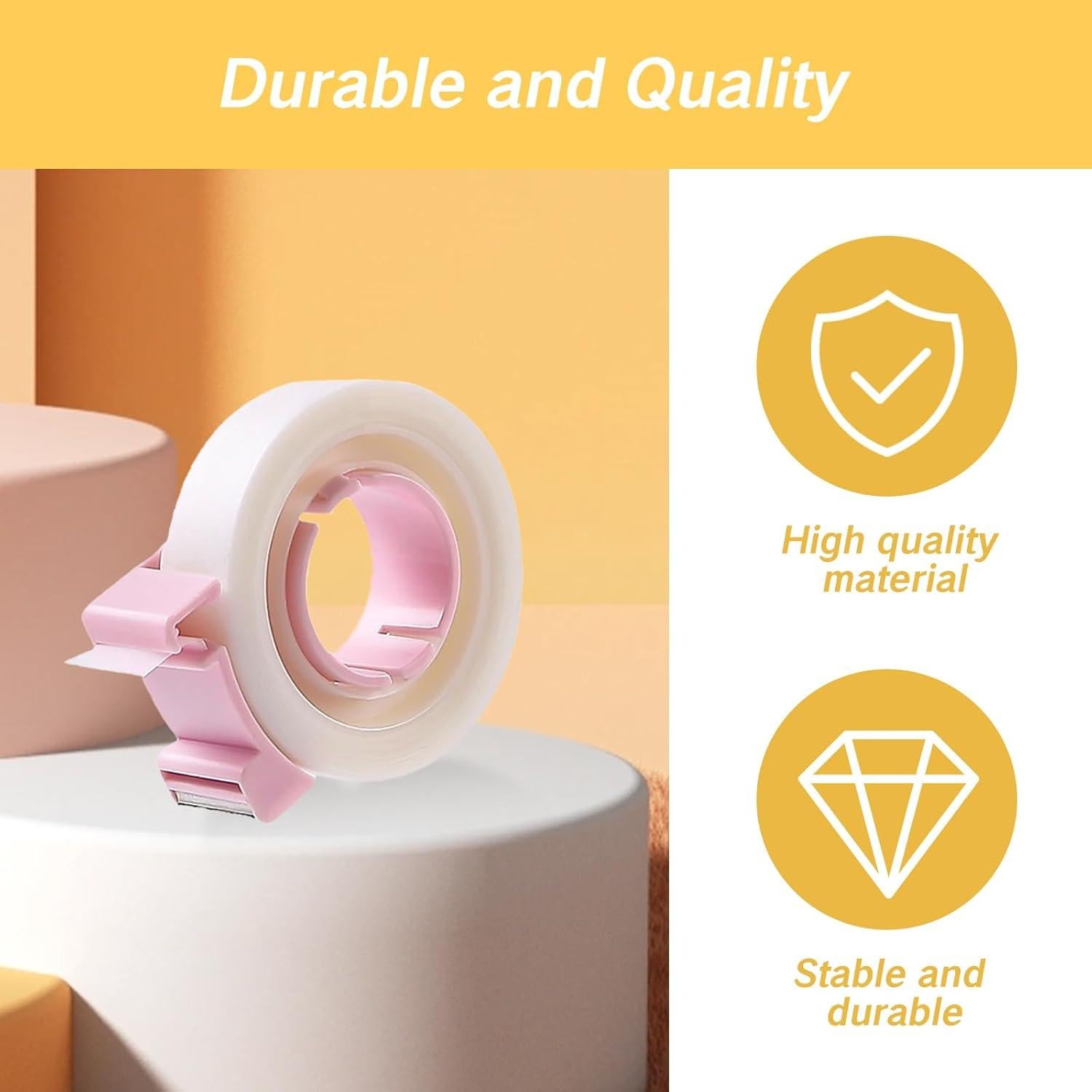 Dispensador de Cinta Mini NIIIYTYB - 4 Paquetes Portátiles