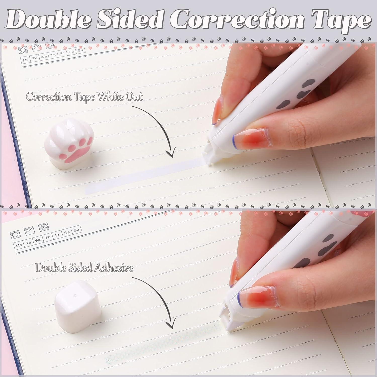 Juego de Papelería Kawaii 8 Piezas Kogcmeetl Patita de Gato