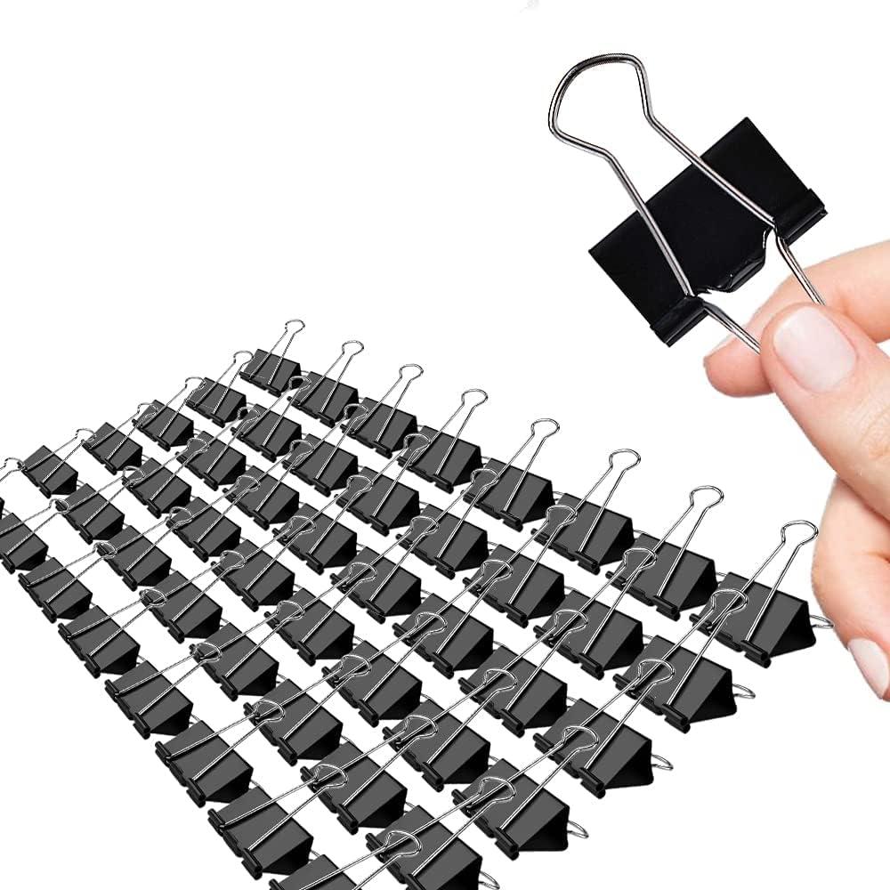Clip de Binder Mediano Makanu Negro 36 Pcs 3.18 cm
