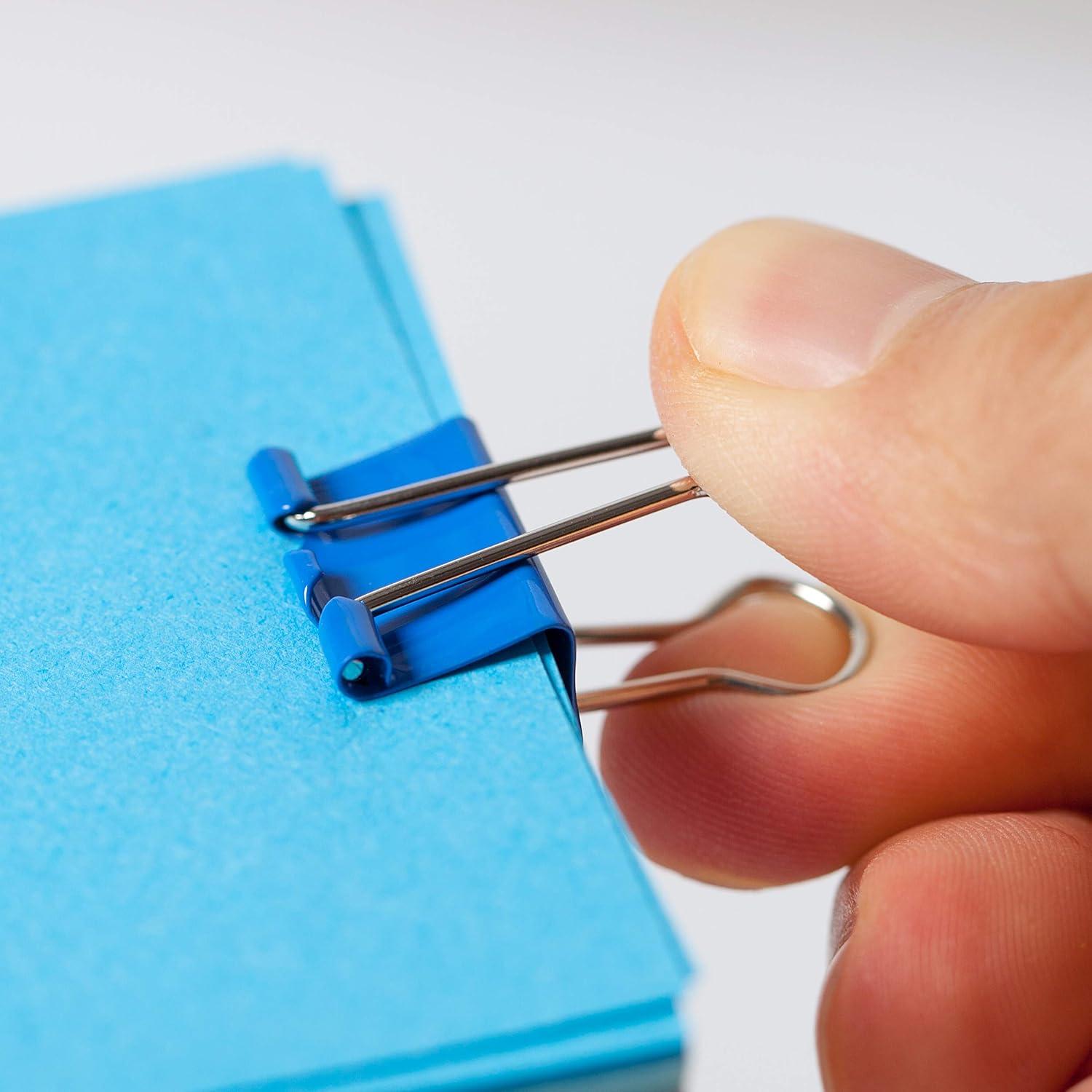 Clips de Carpeta Coloridos Mr. Pen - 1.9 cm, Paquete de 100