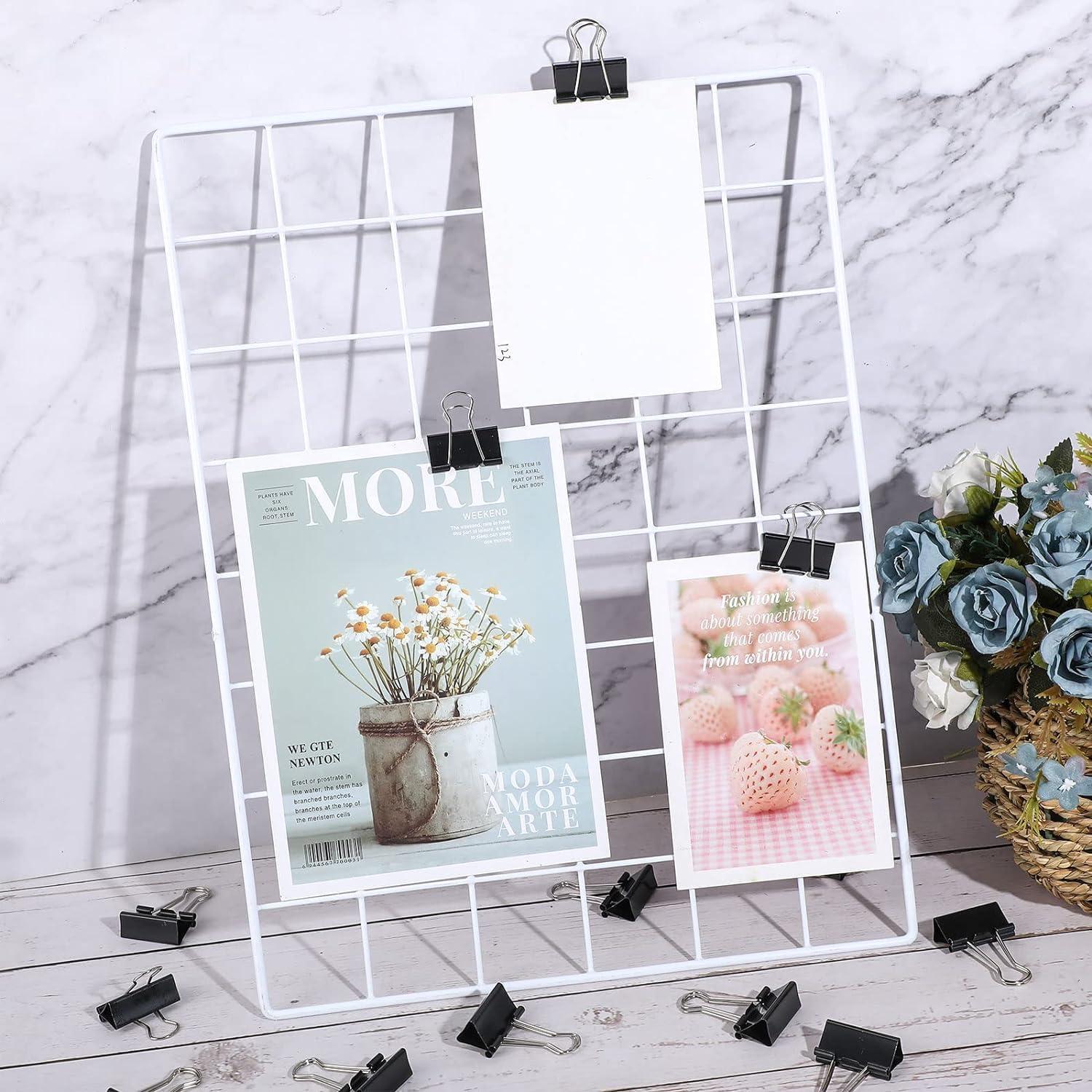 Clips de Carpeta Grandes Baxrou 41mm Negro 48 Piezas