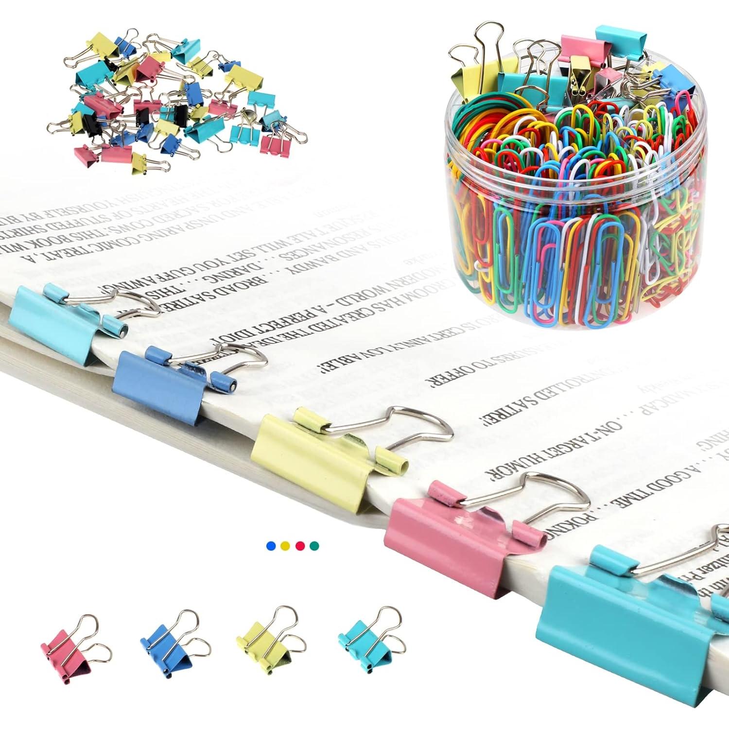 Set de Oficina Joyberg 300 Pcs Clips y Bandas de Goma