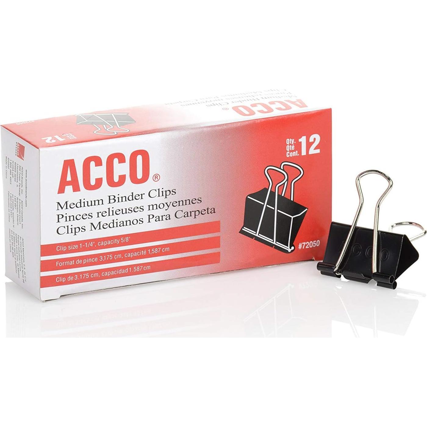 Grapas Medianas ACCO 120 Unidades (10 Cajas)