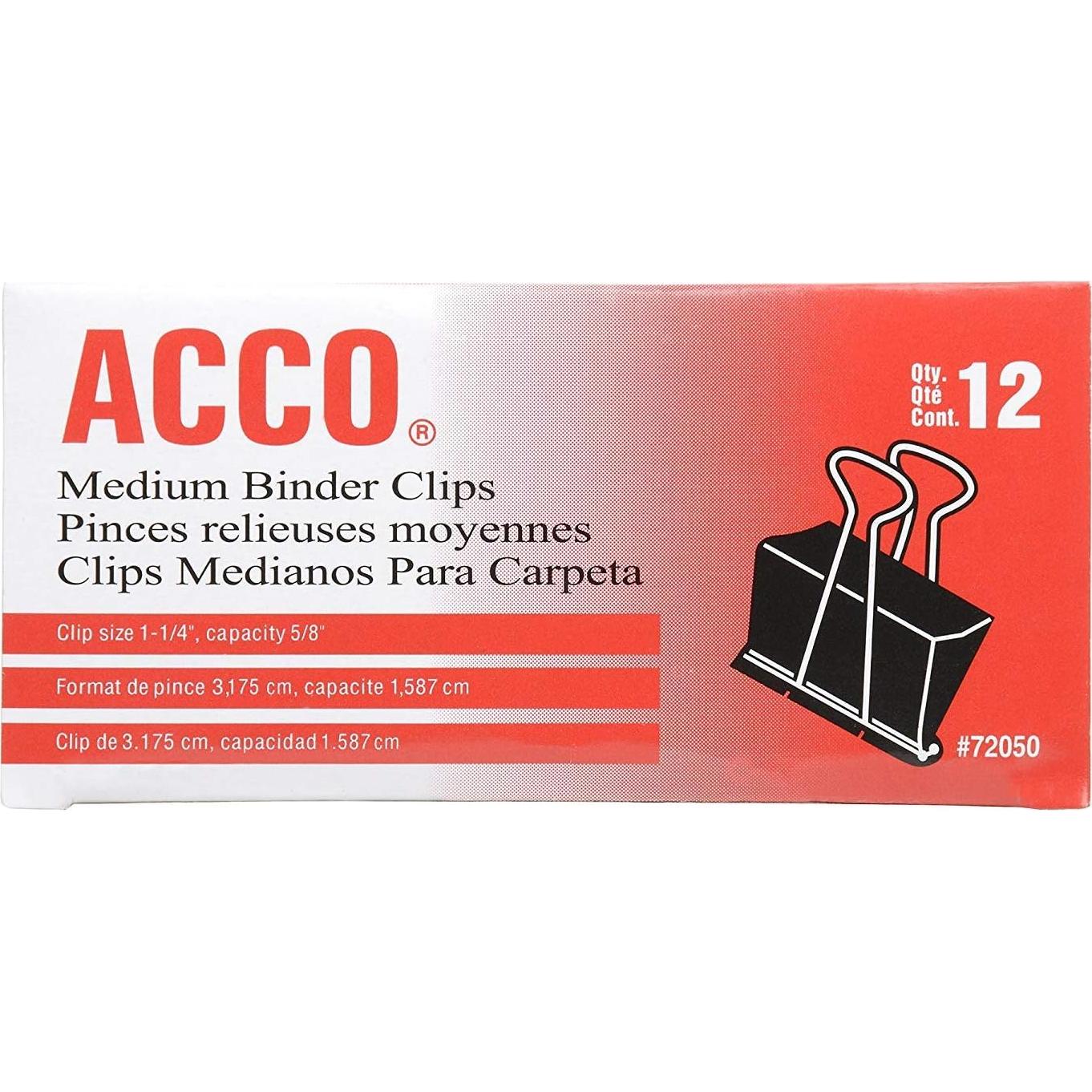Grapas Medianas ACCO 120 Unidades (10 Cajas)