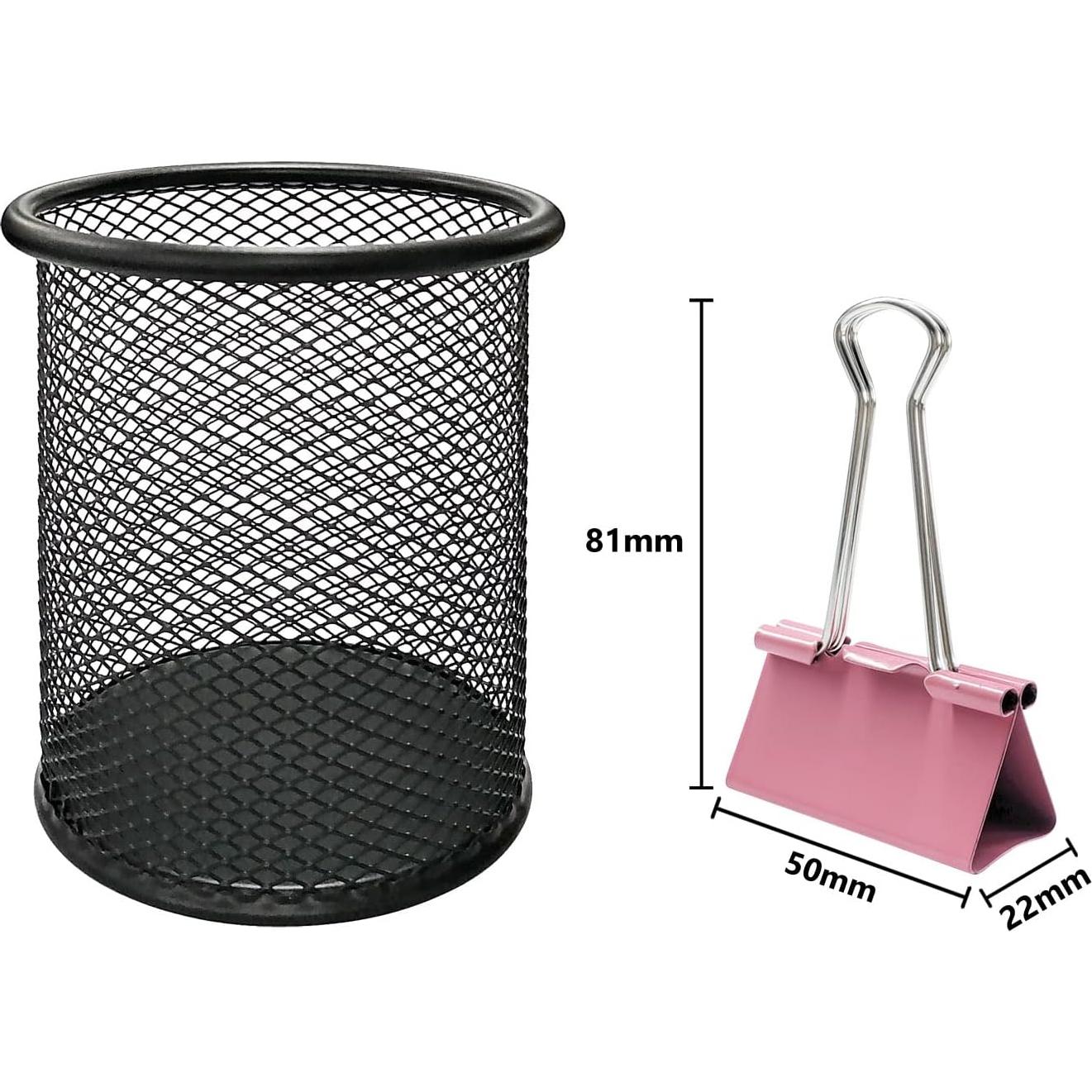 Clips de Carpeta Extra Grande Ykimok 36 Piezas Colores