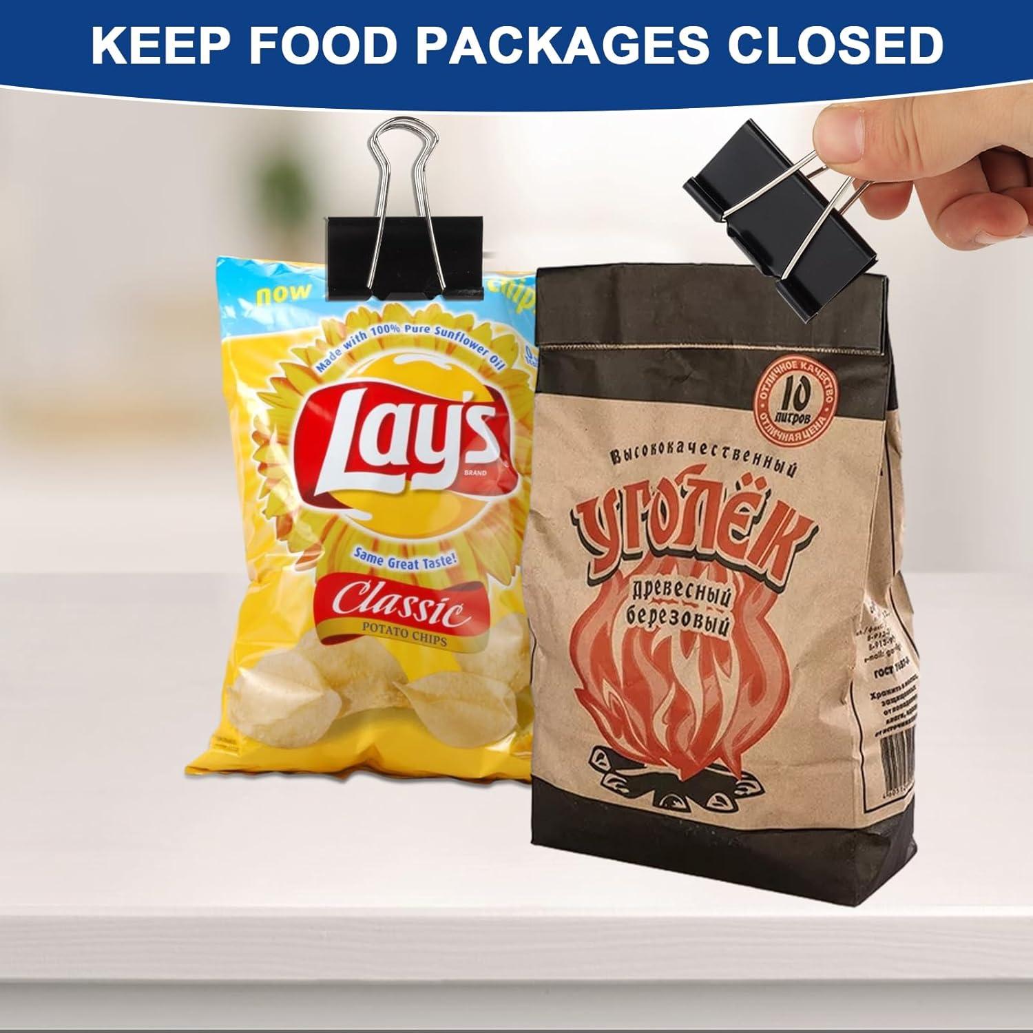 Clips de Carpeta Grandes Ufmarine 4.1 cm 24 Pcs Acero Templado