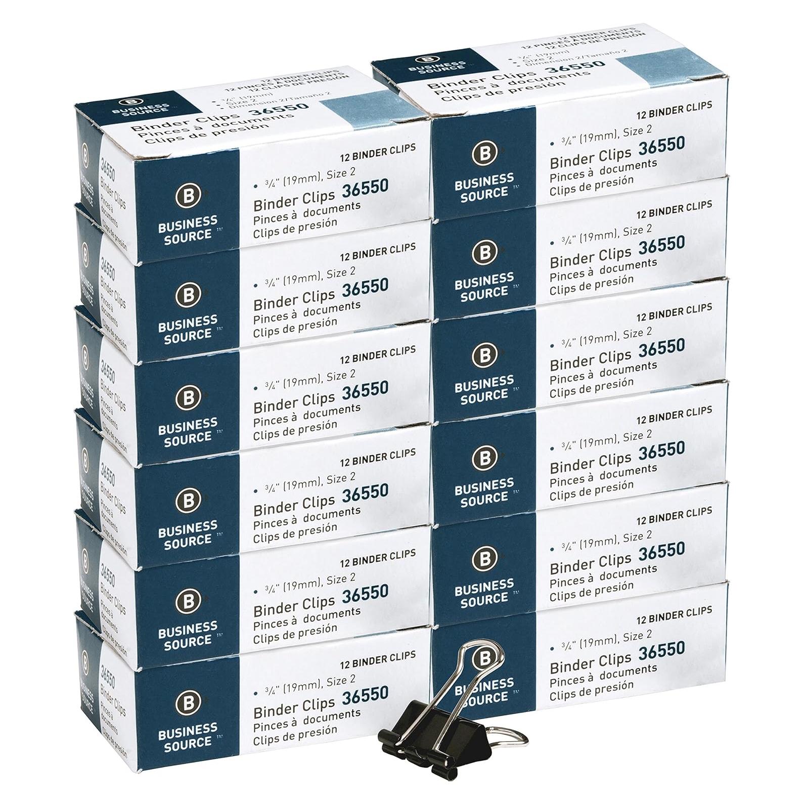 Clip de carpeta de retroceso Business Source 36550BX