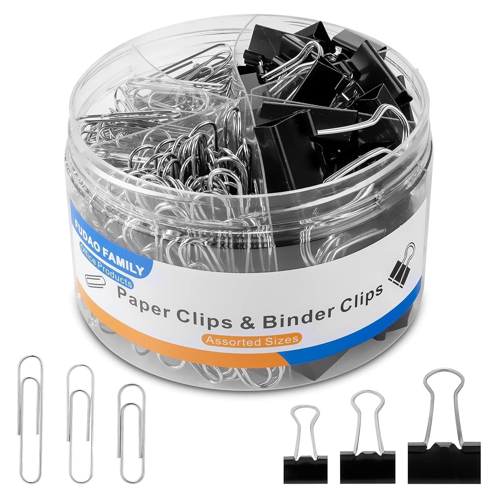 Set de Clips de Papel y Carpeta FUDAO FAMILY 340 Piezas