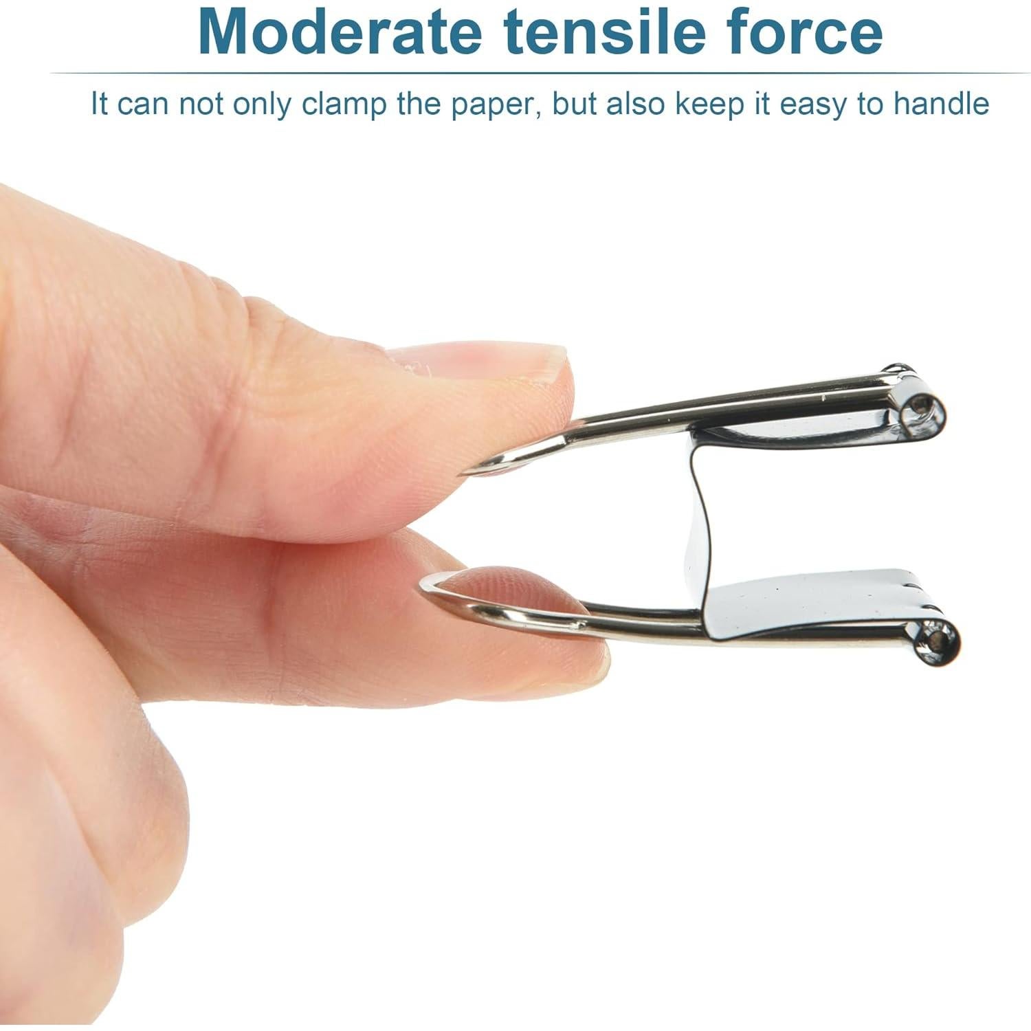 Juego de Clips de Papel y Binder EHME - 340pcs Negro Variados