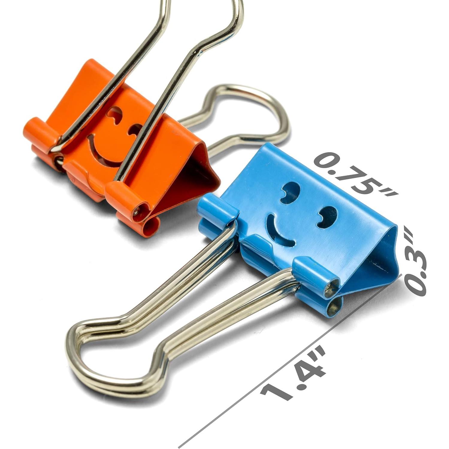 Grapas de Binder Officemate Pequeñas 42 Pzas Colores Variados