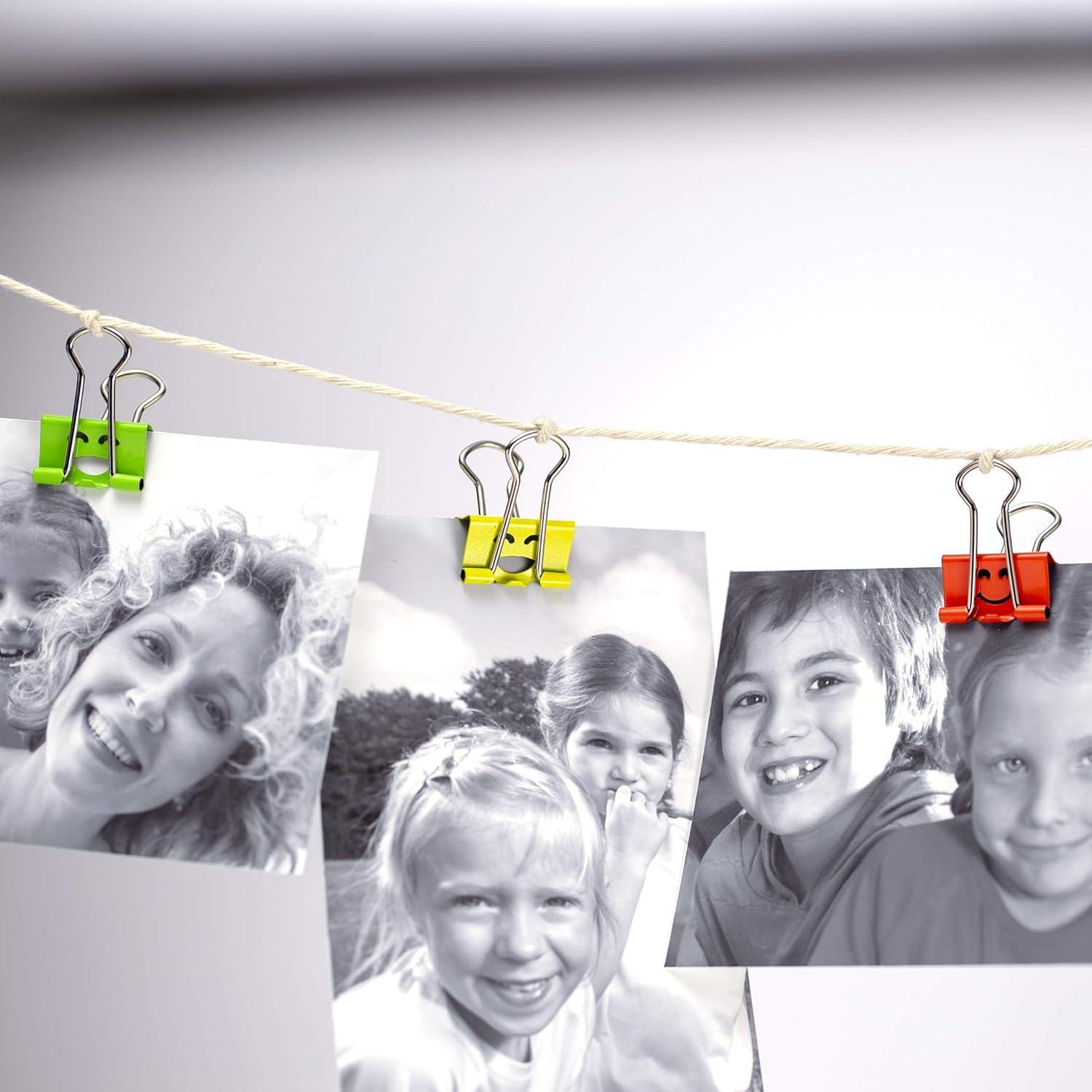 Grapas de Binder Officemate Pequeñas 42 Pzas Colores Variados